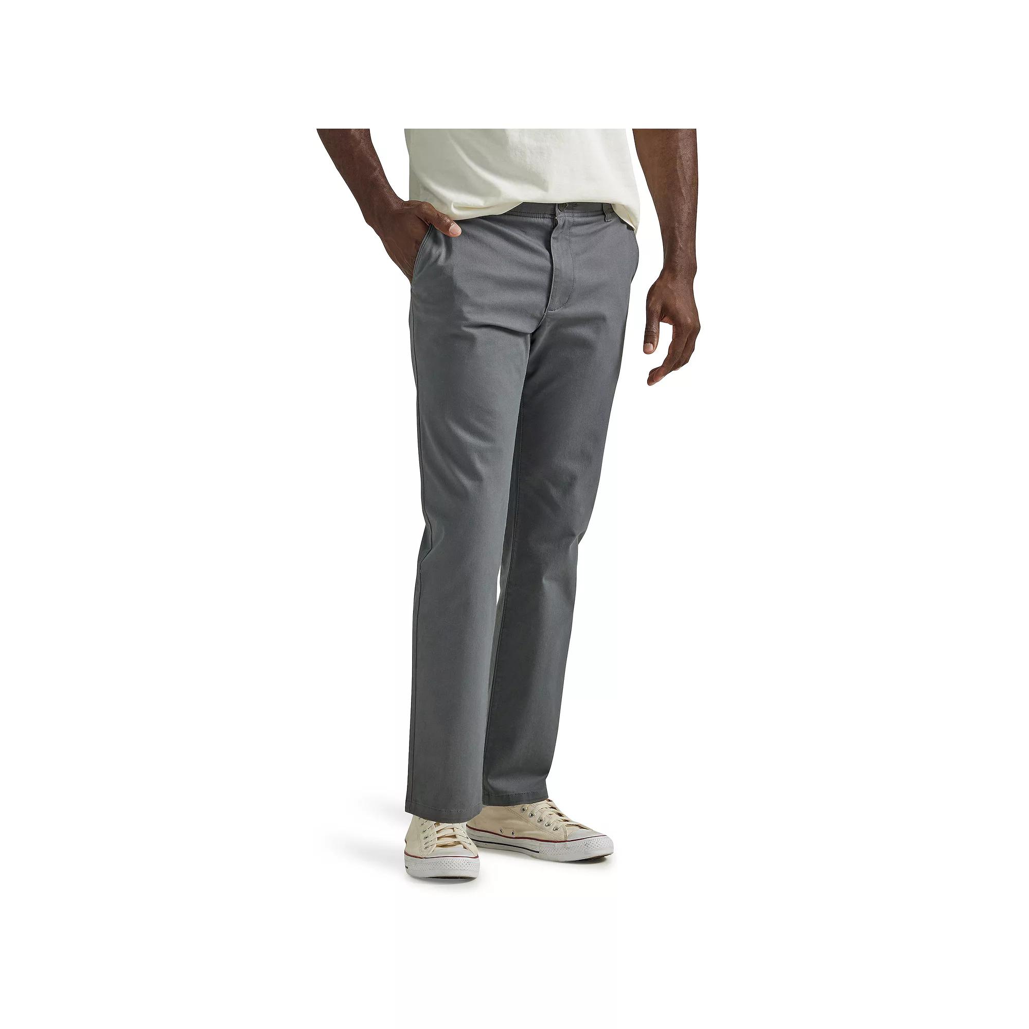 Men's Lee® Performance Series Extreme Comfort Khaki Slim-Fit Flat-Front Pants,  Product Image