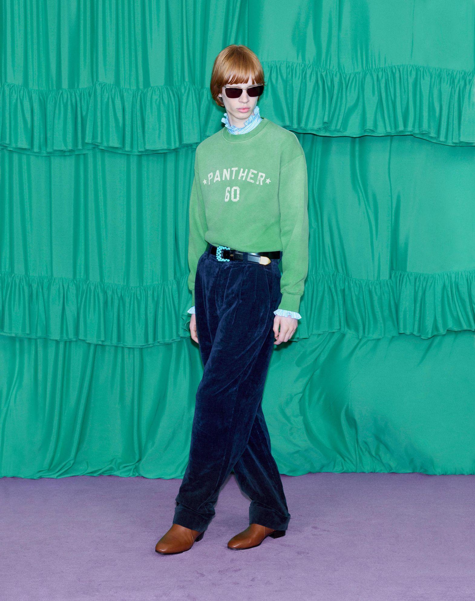 Washed Cotton-Linen Velvet Pants Product Image