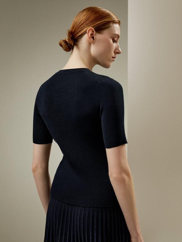 Essential Silk Knit Top Product Image