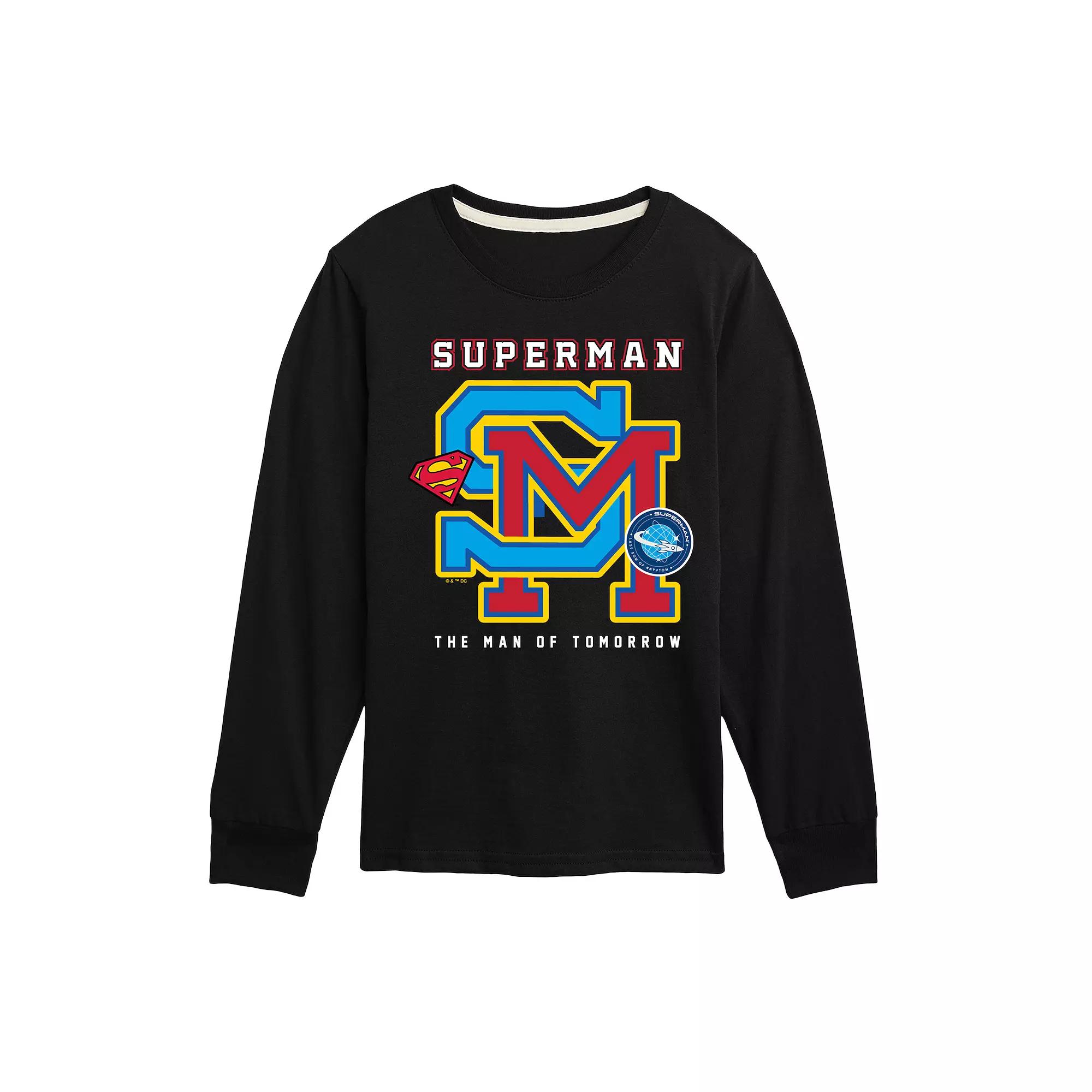 Boys 8-20 DC Comics Superman The Man Of Tomorrow Long Sleeve Graphic Tee, Boy's,  Product Image