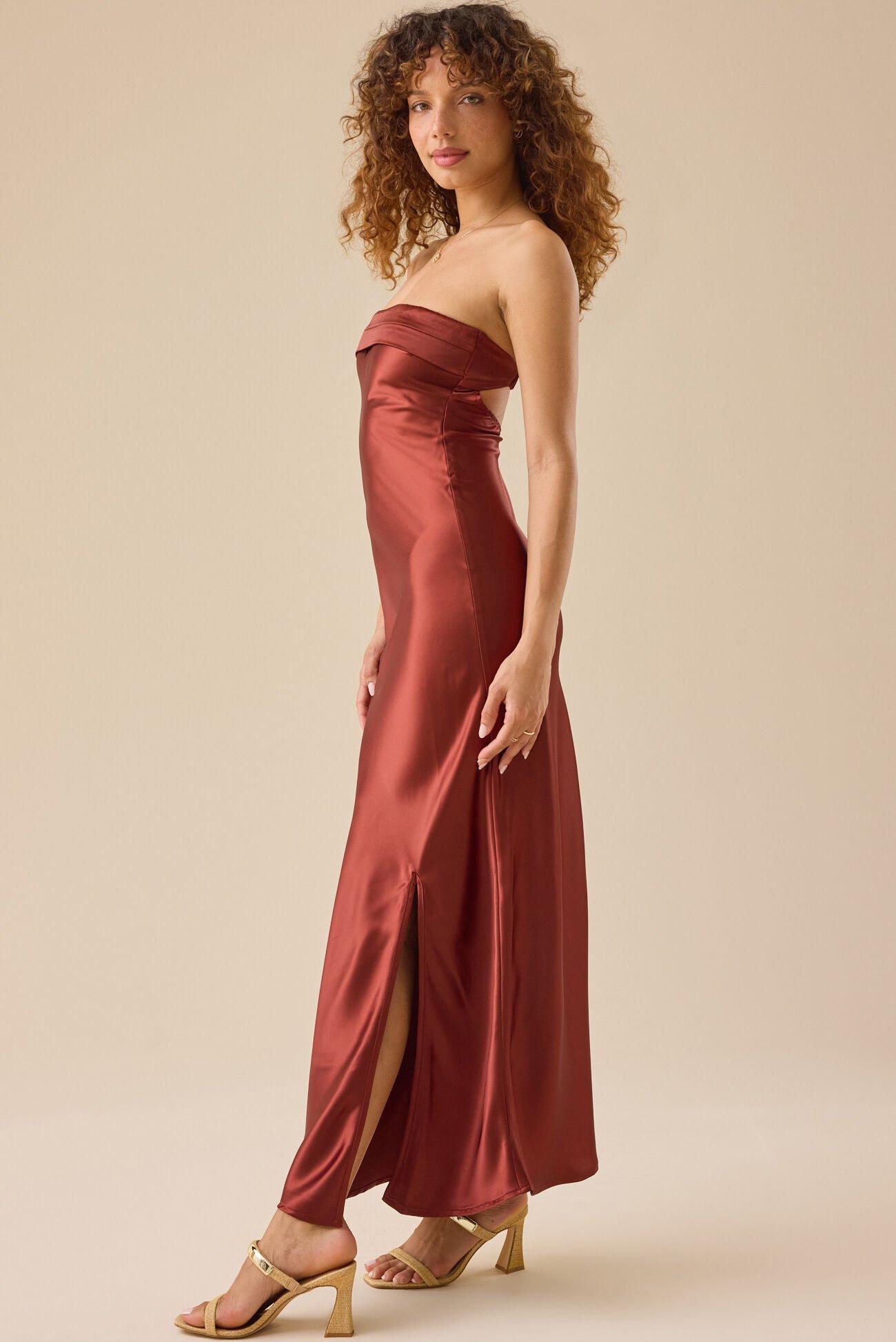 Paityn Strapless Maxi Dress Product Image