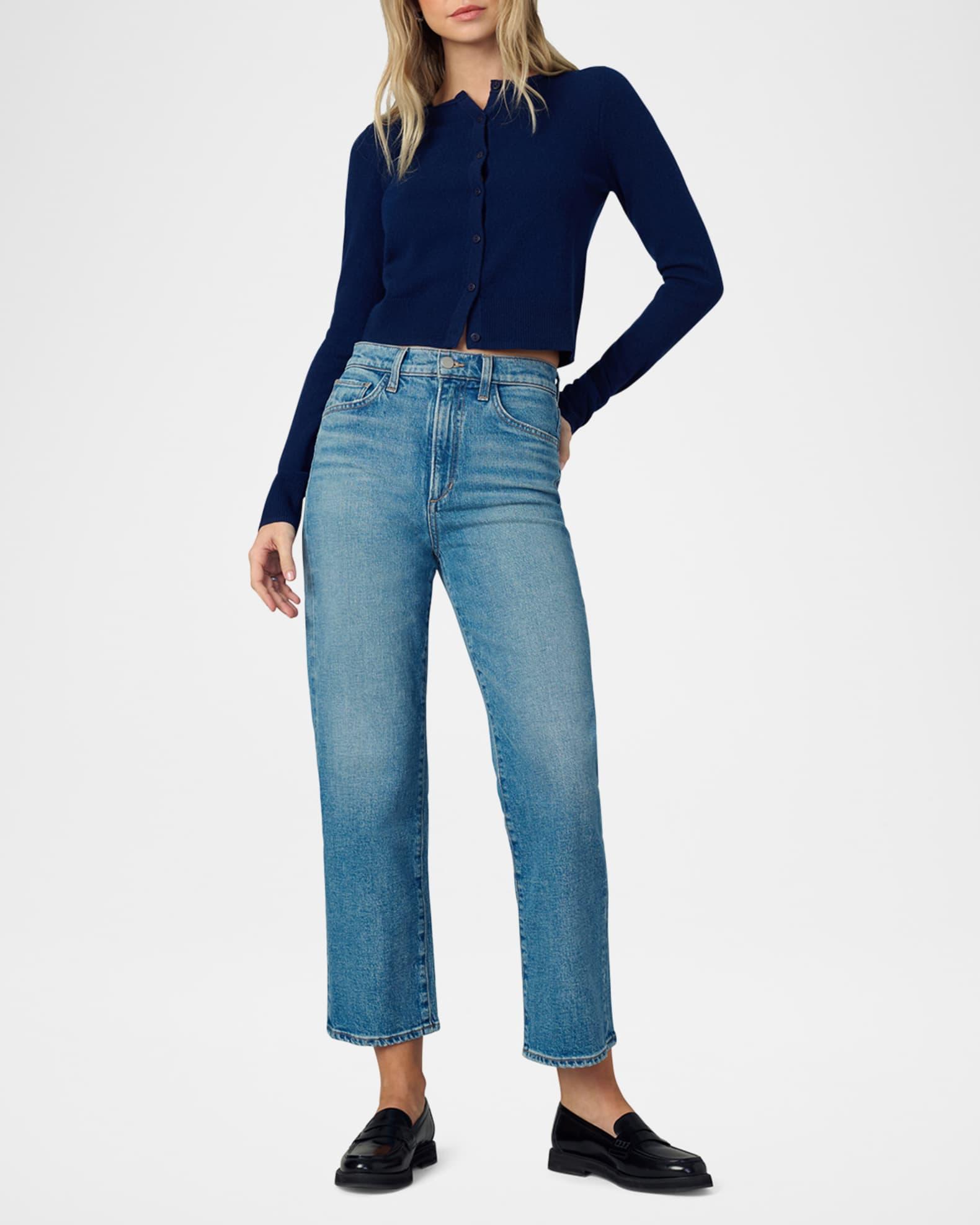 The Margot Crop Straight Jeans Product Image