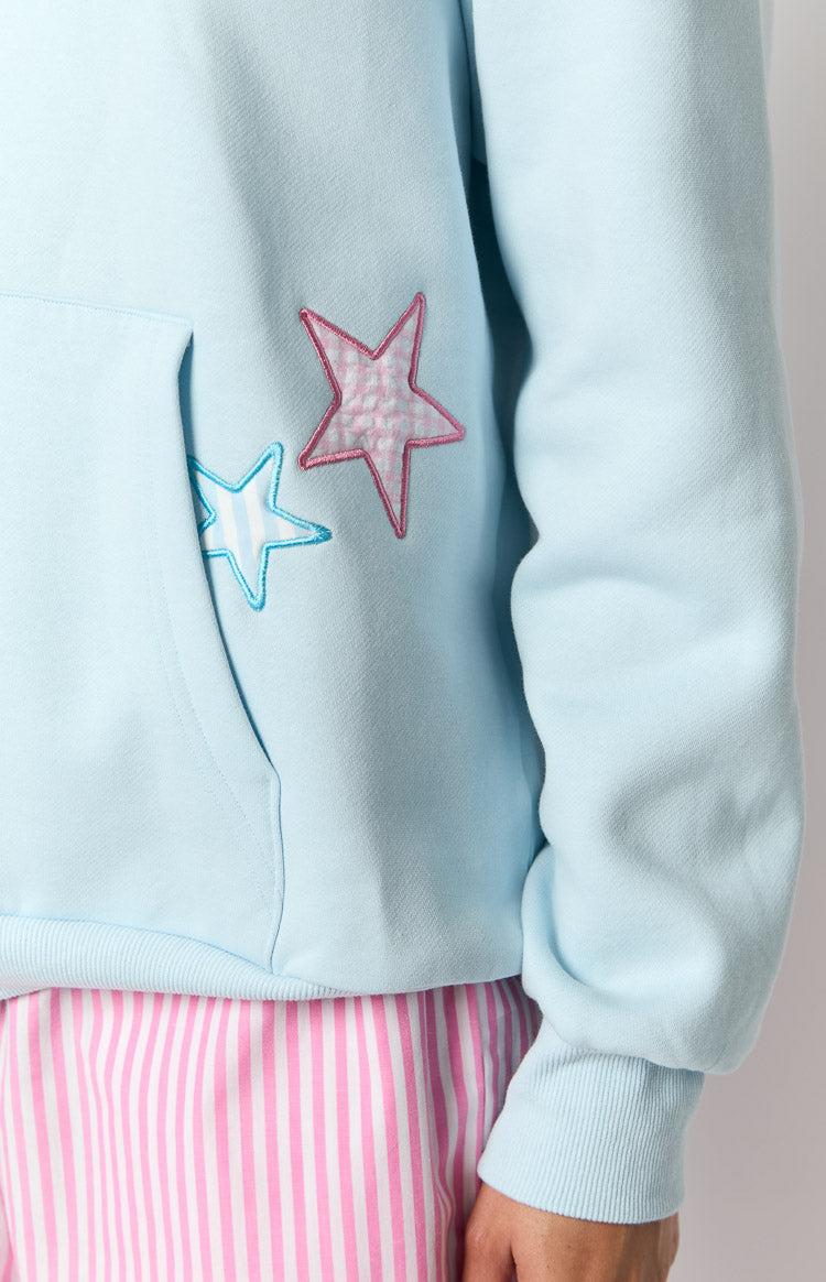Beginning Light Blue Star Hoodie Baby Product Image