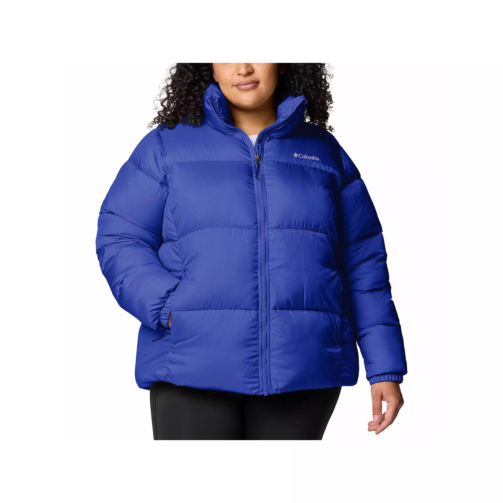 Plus Size Columbia Puffect II Full Zip Puffer Jacket, Women's, Size: 3XL, Clematis Blue Product Image