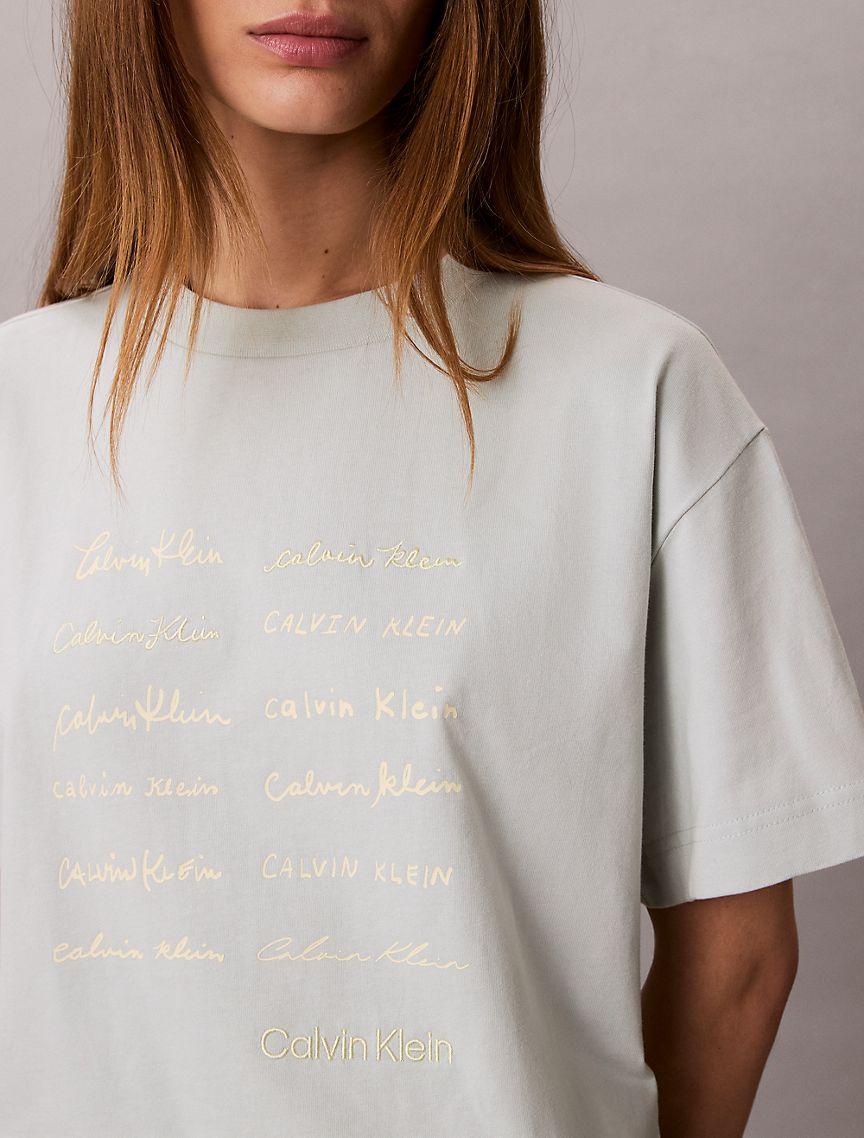 Logo Font Graphic Boxy T-Shirt Product Image