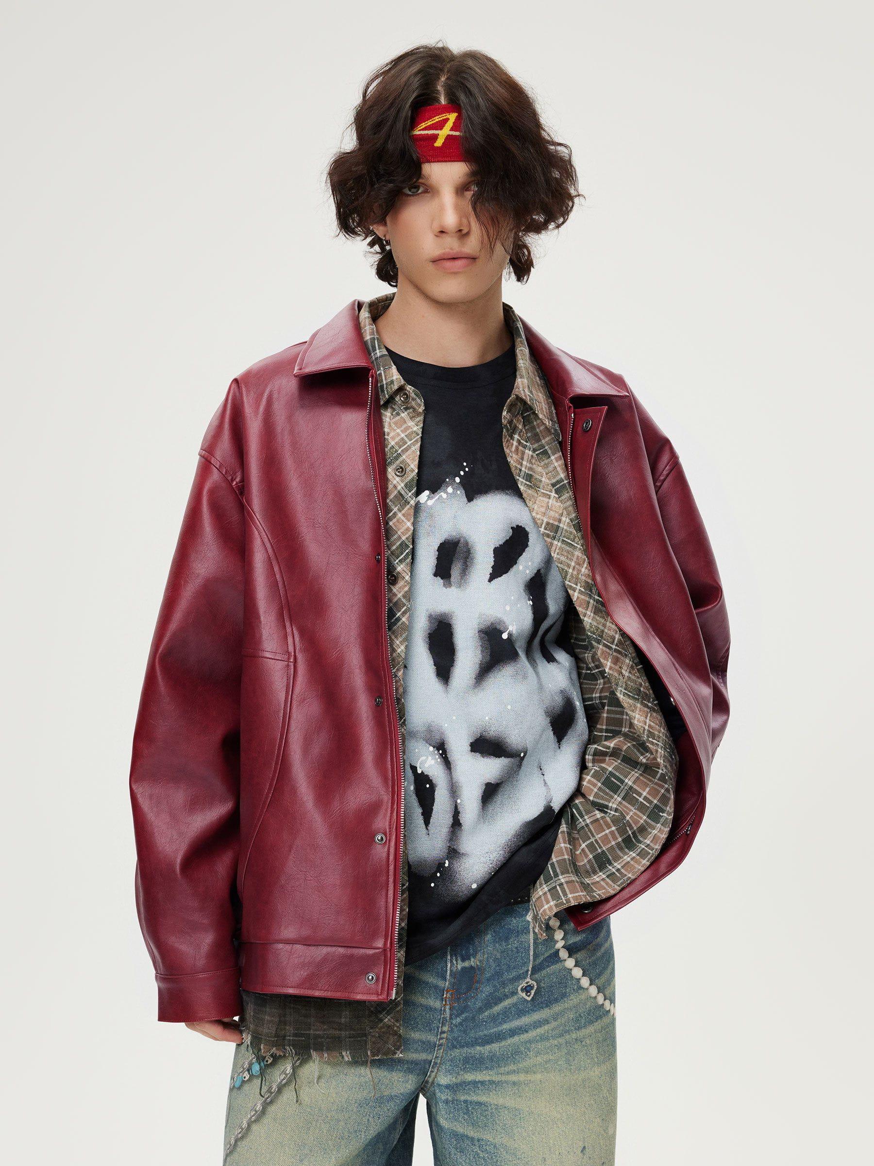 Aelfric Eden Vintage Leather Jacket Product Image