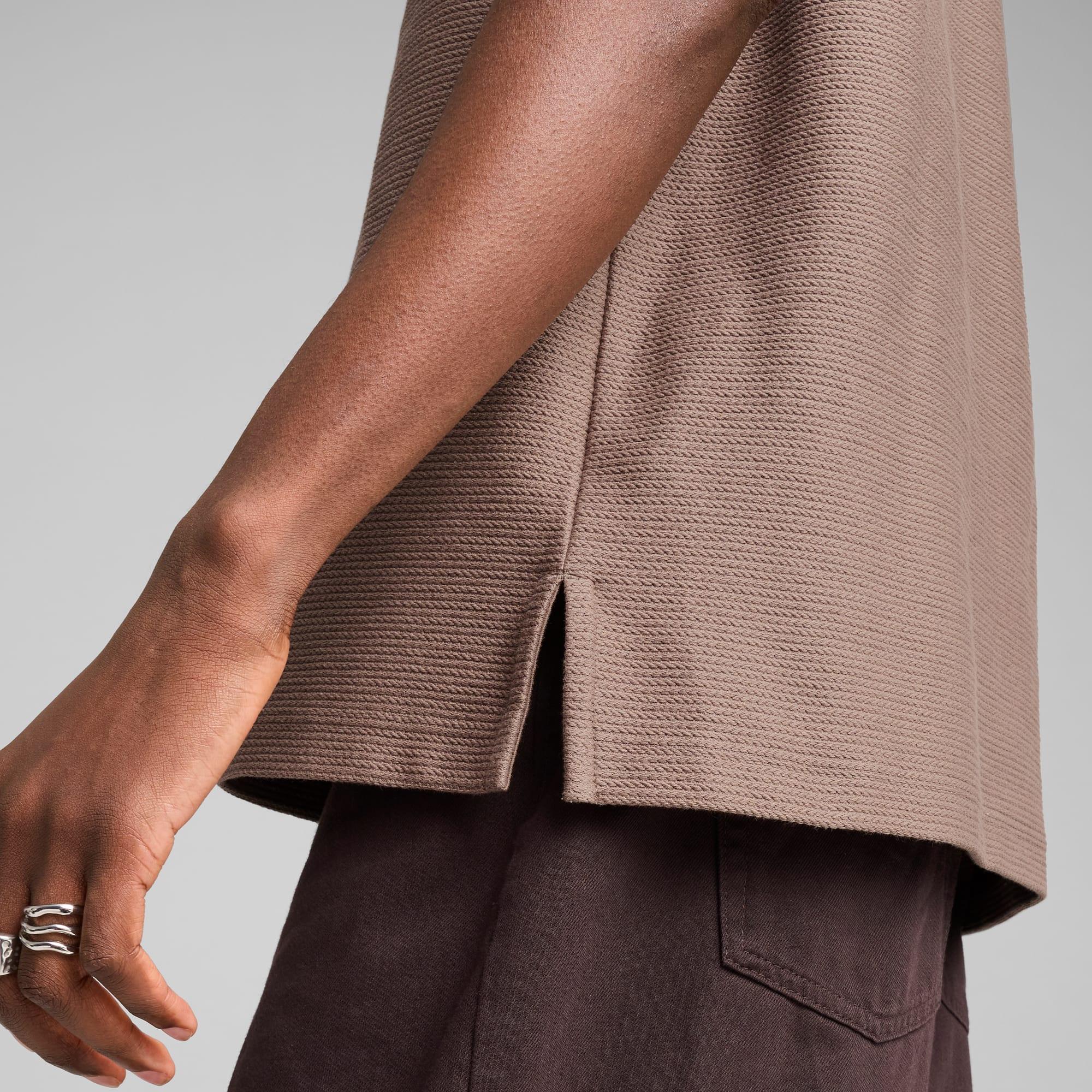 PREMIUM ESSENTIALS Men's Relaxed Jacquard Polo Product Image