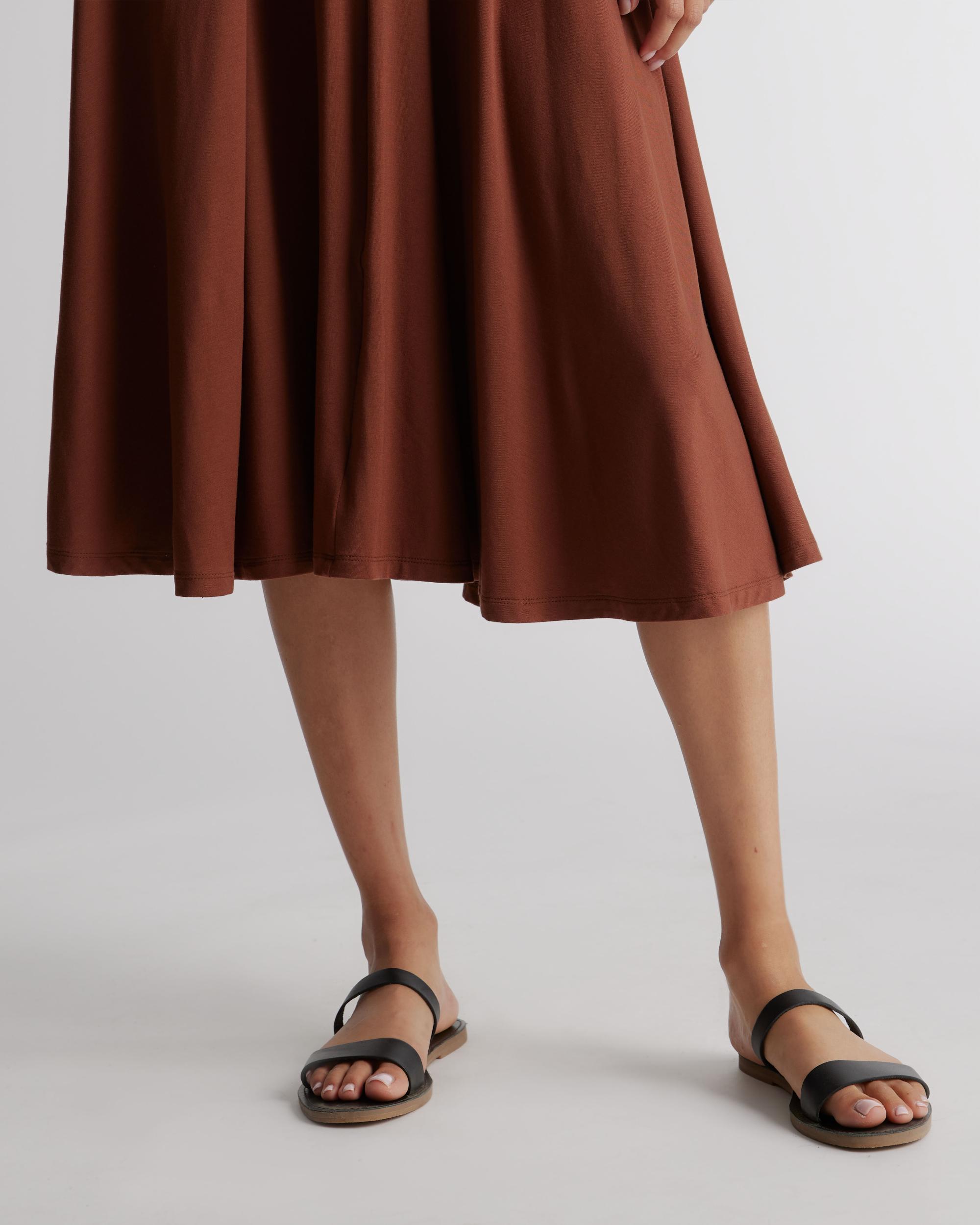 Quince | Women's Tencel Jersey Fit & Flare Dress Product Image