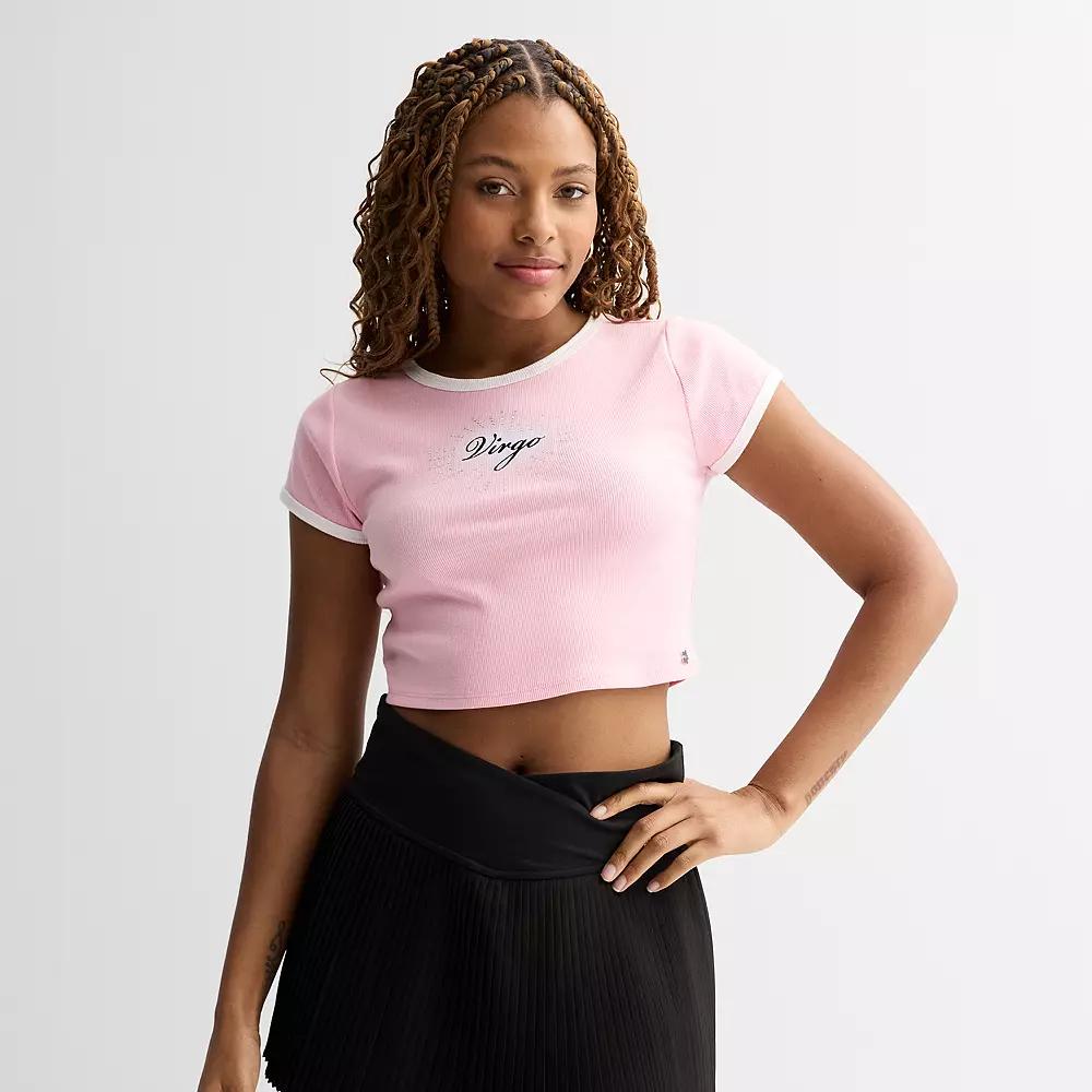 Women's Limited Too Zodiac Sign Baby Tee, Infant Girl's,  Product Image