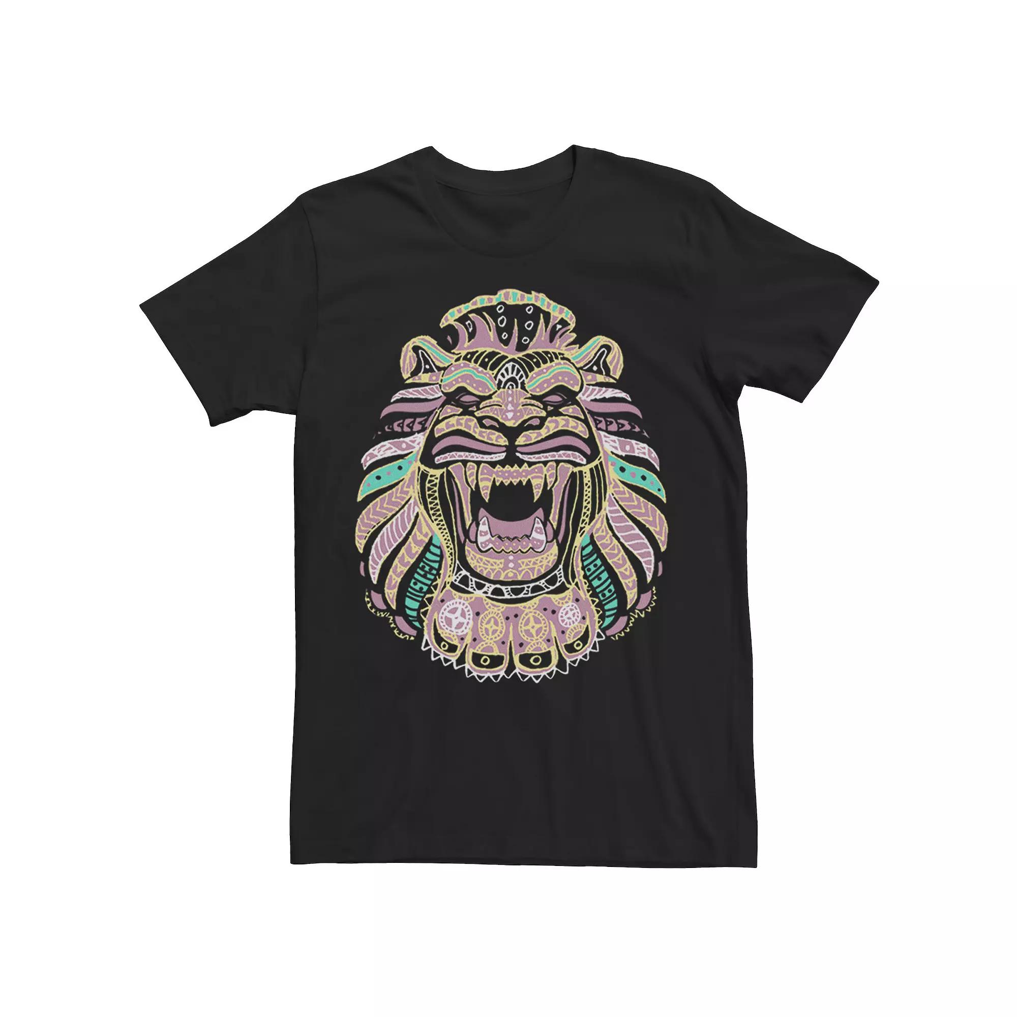 Men's Disney's Aladdin Live Action Lion Cave Line Art Tee,  Product Image