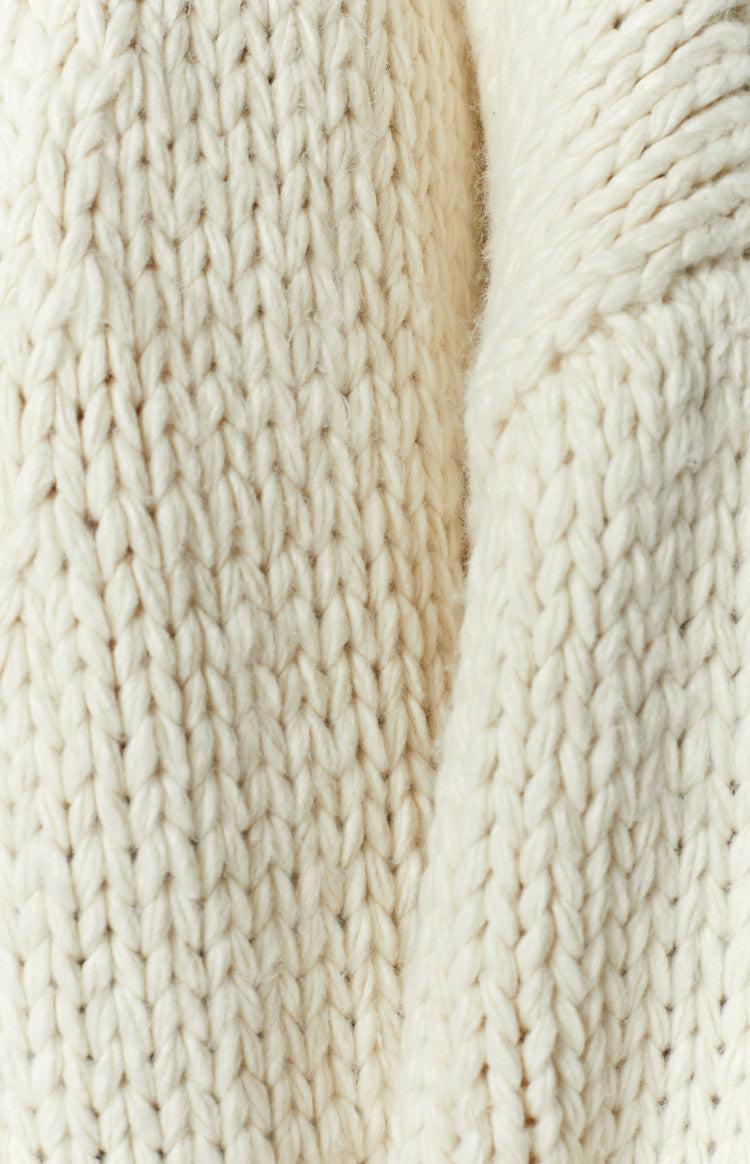 Bad Habits Cream Knit Cardigan Product Image