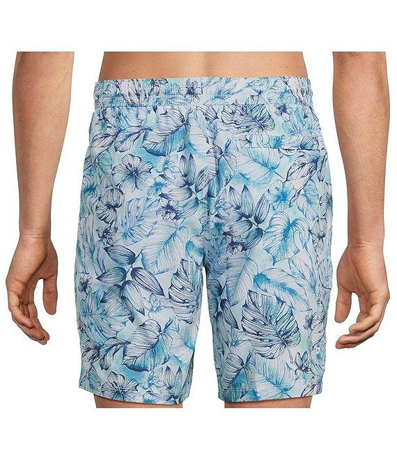 Tommy Bahama Baja Frond Escape Tropical Print 8#double; Inseam Boardshorts Product Image