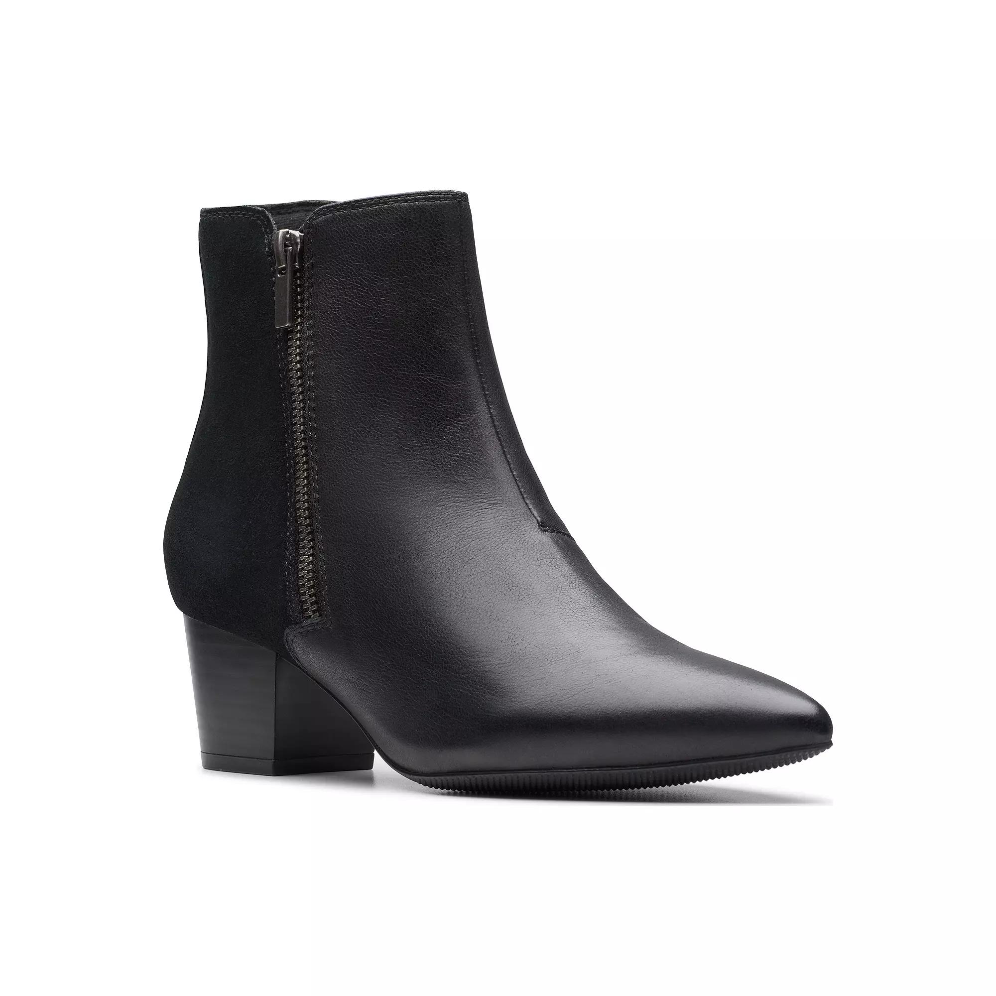 Clarks® Ellanie Vibe Women's Leather Ankle Boots,  Product Image