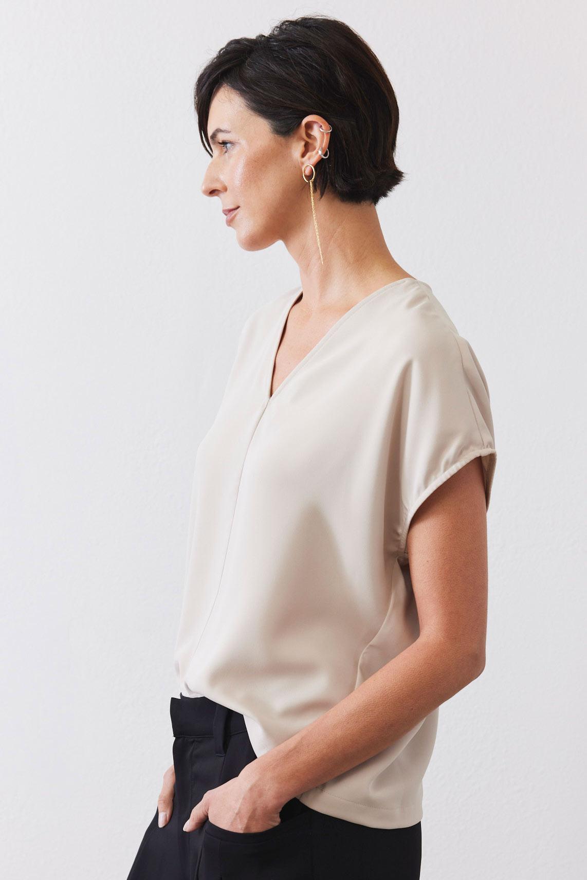 The Nuanced V-Neck Top Product Image