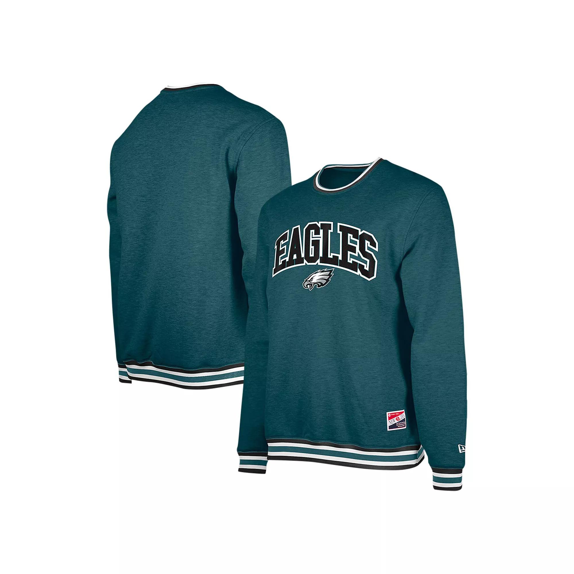 Men's New Era Midnight Green Philadelphia Eagles Big & Tall Pullover Sweatshirt, Size: XXL Product Image