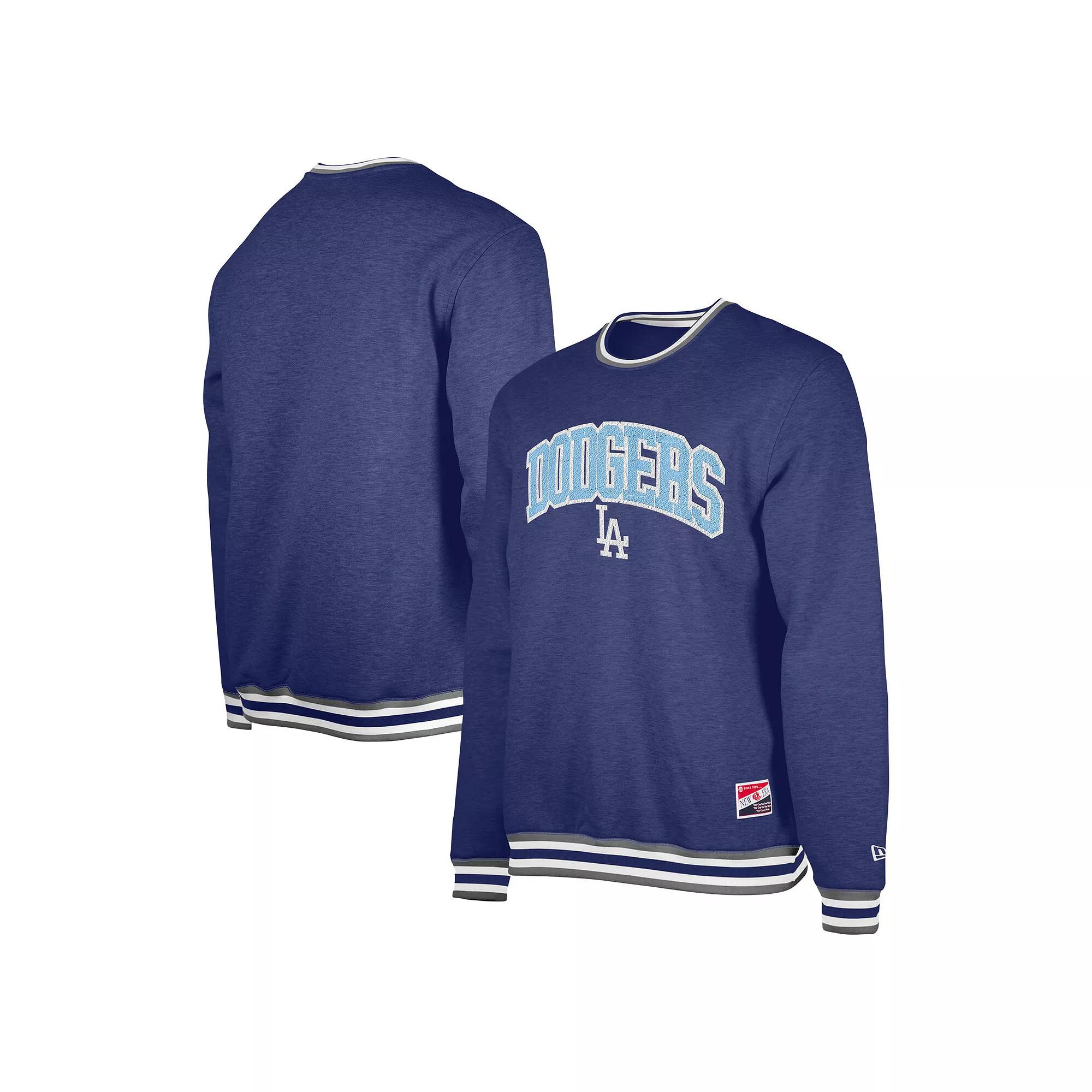 Men's New Era Royal Los Angeles Dodgers Father's Day Pullover Sweatshirt, Size: Small, Blue Product Image