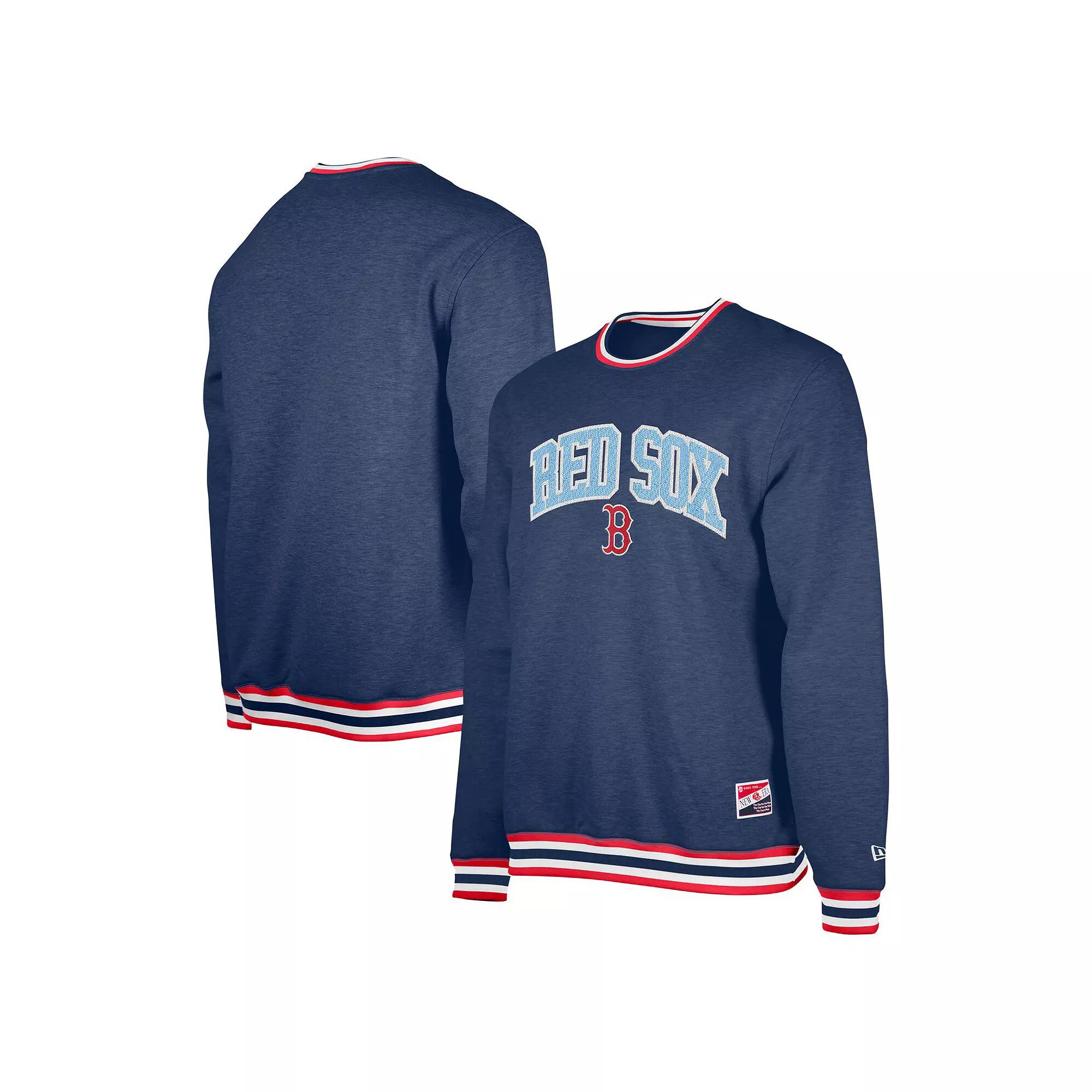 Men's New Era Navy Boston Red Sox Father's Day Pullover Sweatshirt,  Product Image