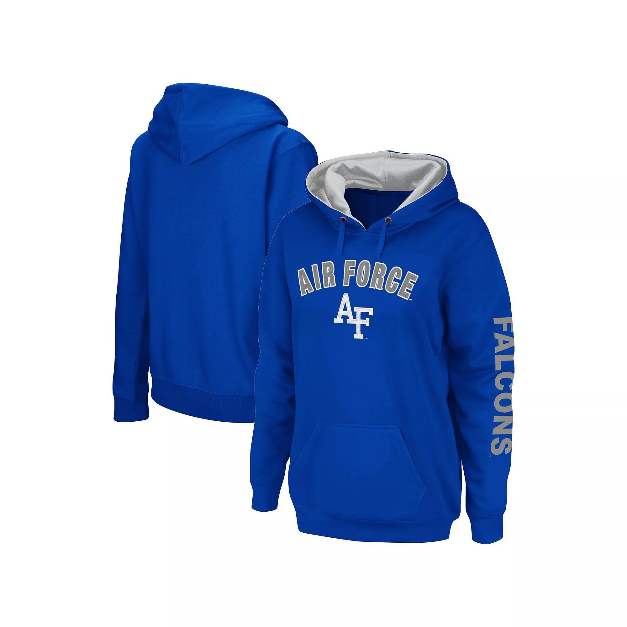 Women's Colosseum Royal Air Force Falcons Loud and Proud Pullover Hoodie,  Product Image