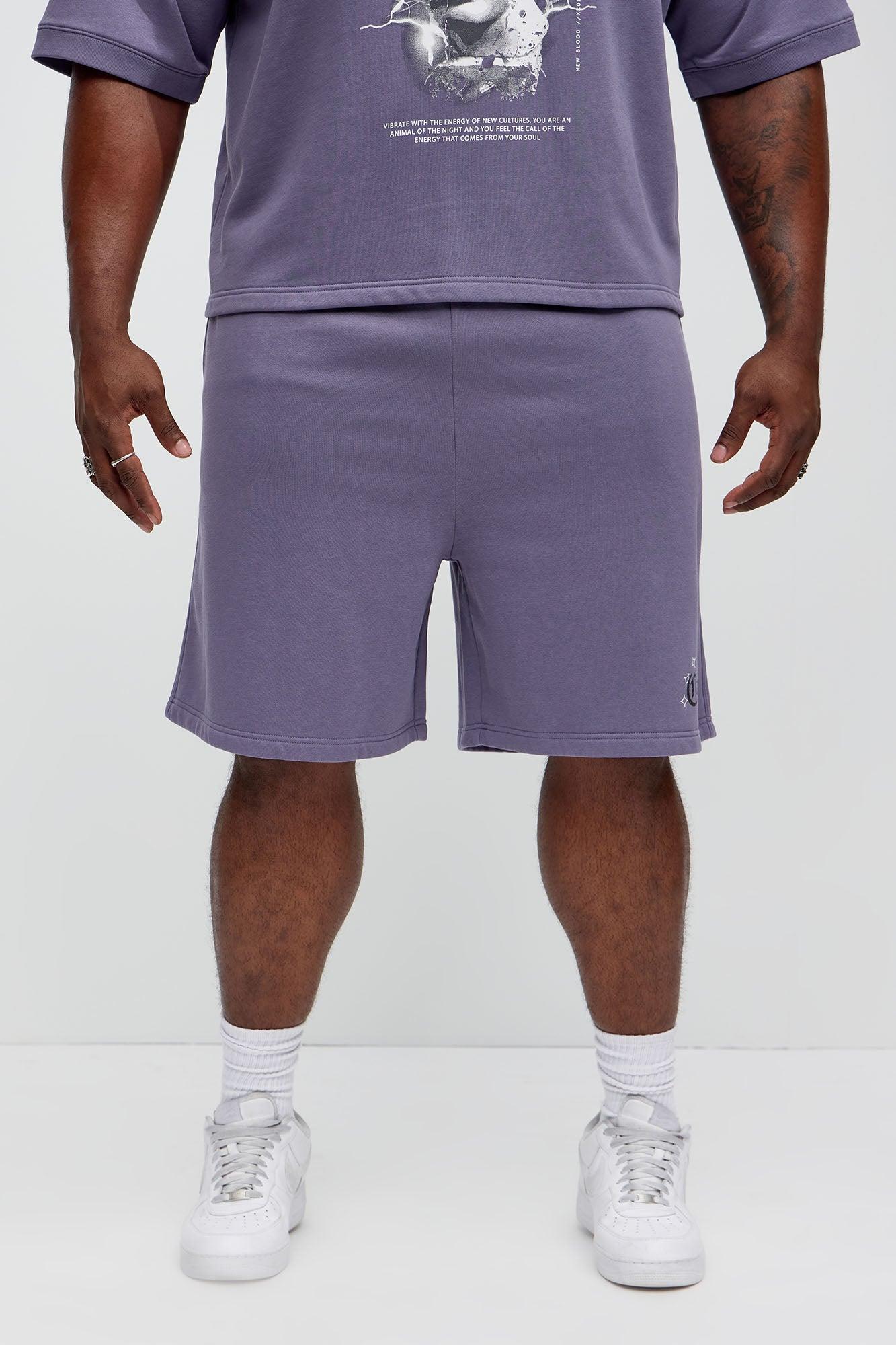 Chaos Sweatshorts - Purple Product Image