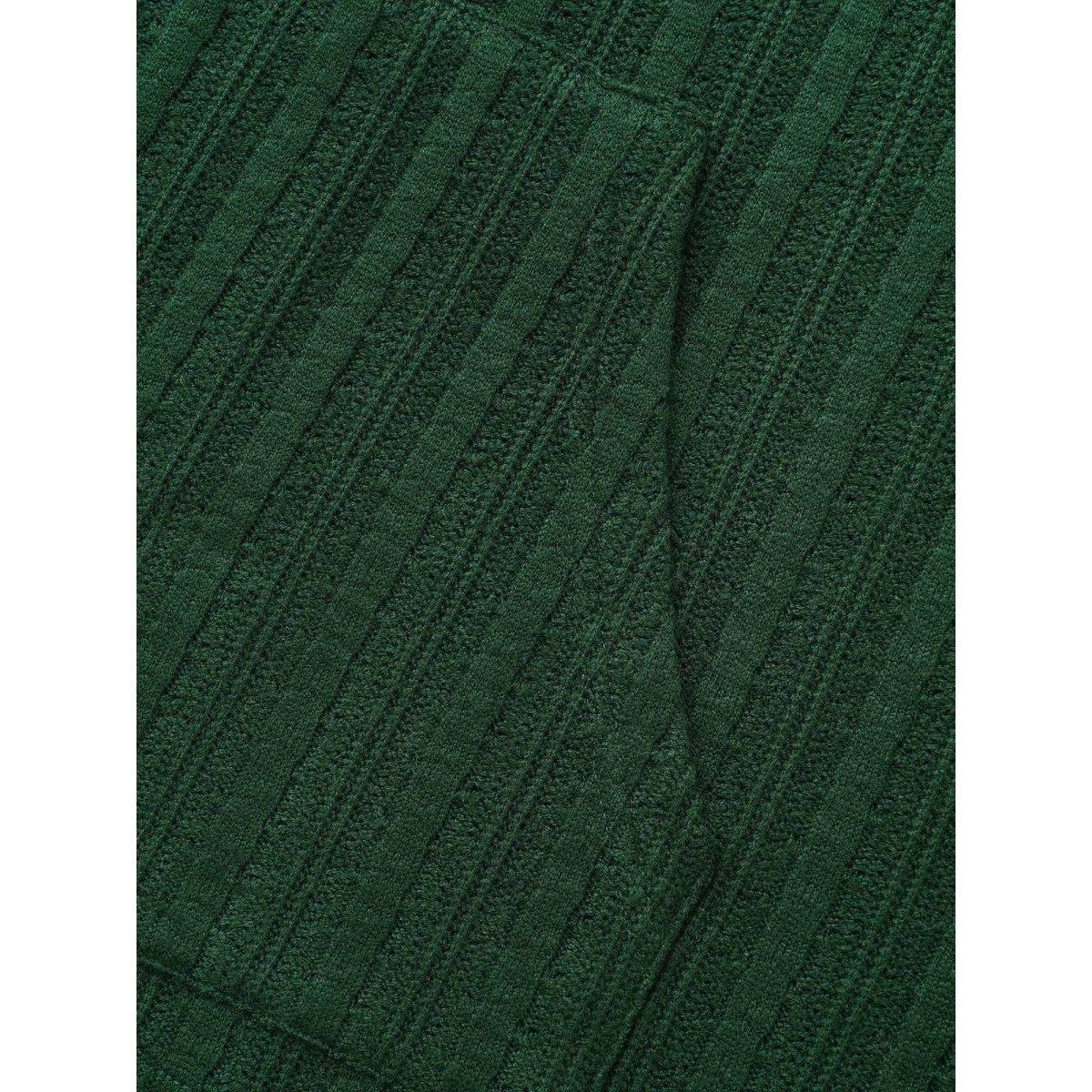 Plus Size Supersoft Essentials Textured Hooded Roll Sleeve Sweatshirt Women DarkGreen Casual Texture Hooded Everyday Sweatshirts BloomChic 10/M Product Image