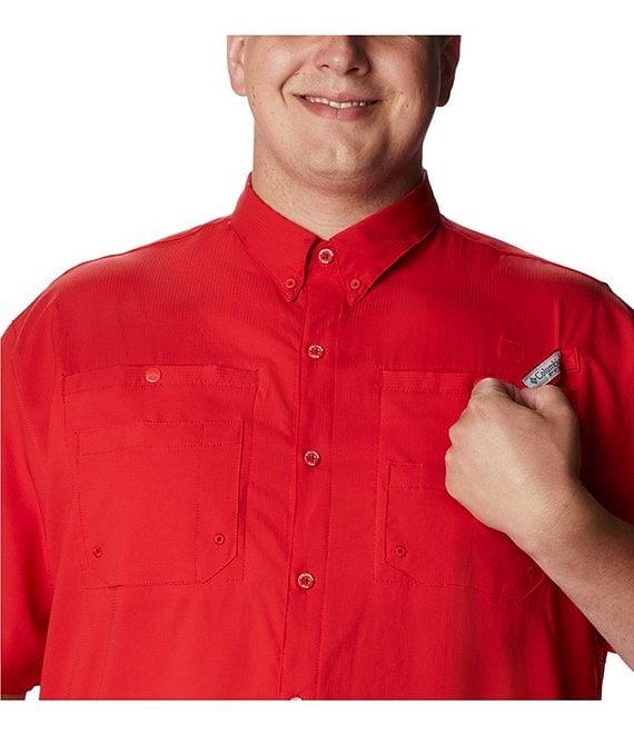 Columbia PFG Big & Tall Tamiami II Short-Sleeve Solid Shirt Product Image