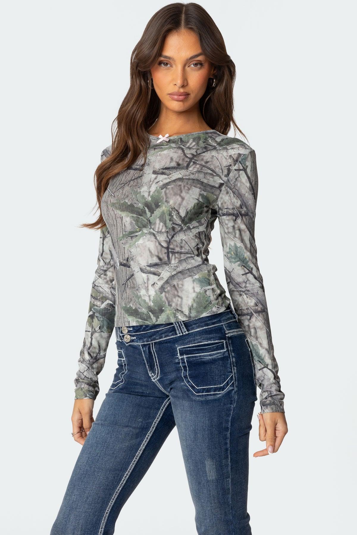Camo Babe Top Product Image