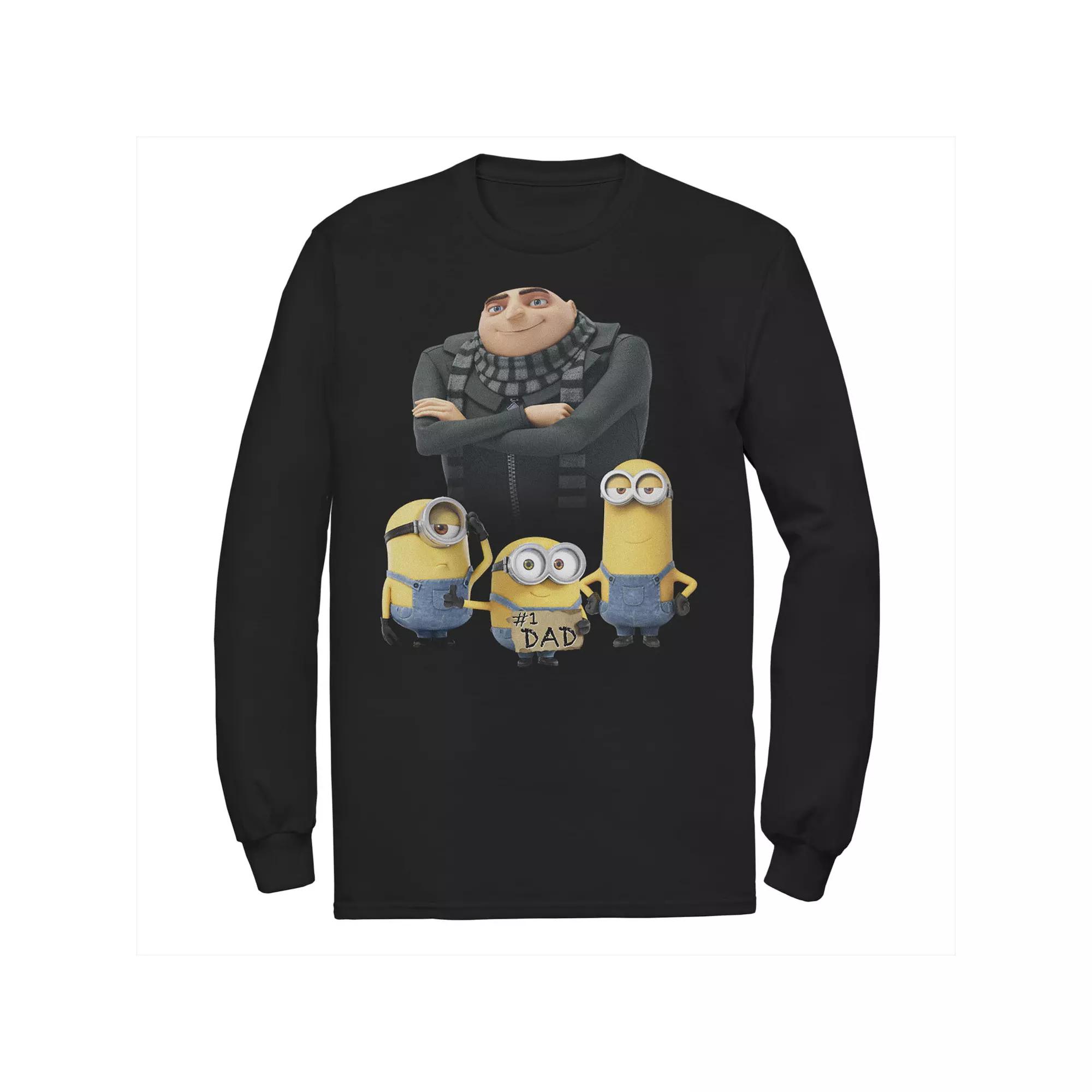 Men's Despicable Me Minions Count Dracula #1 Dad Portrait Tee,  Product Image