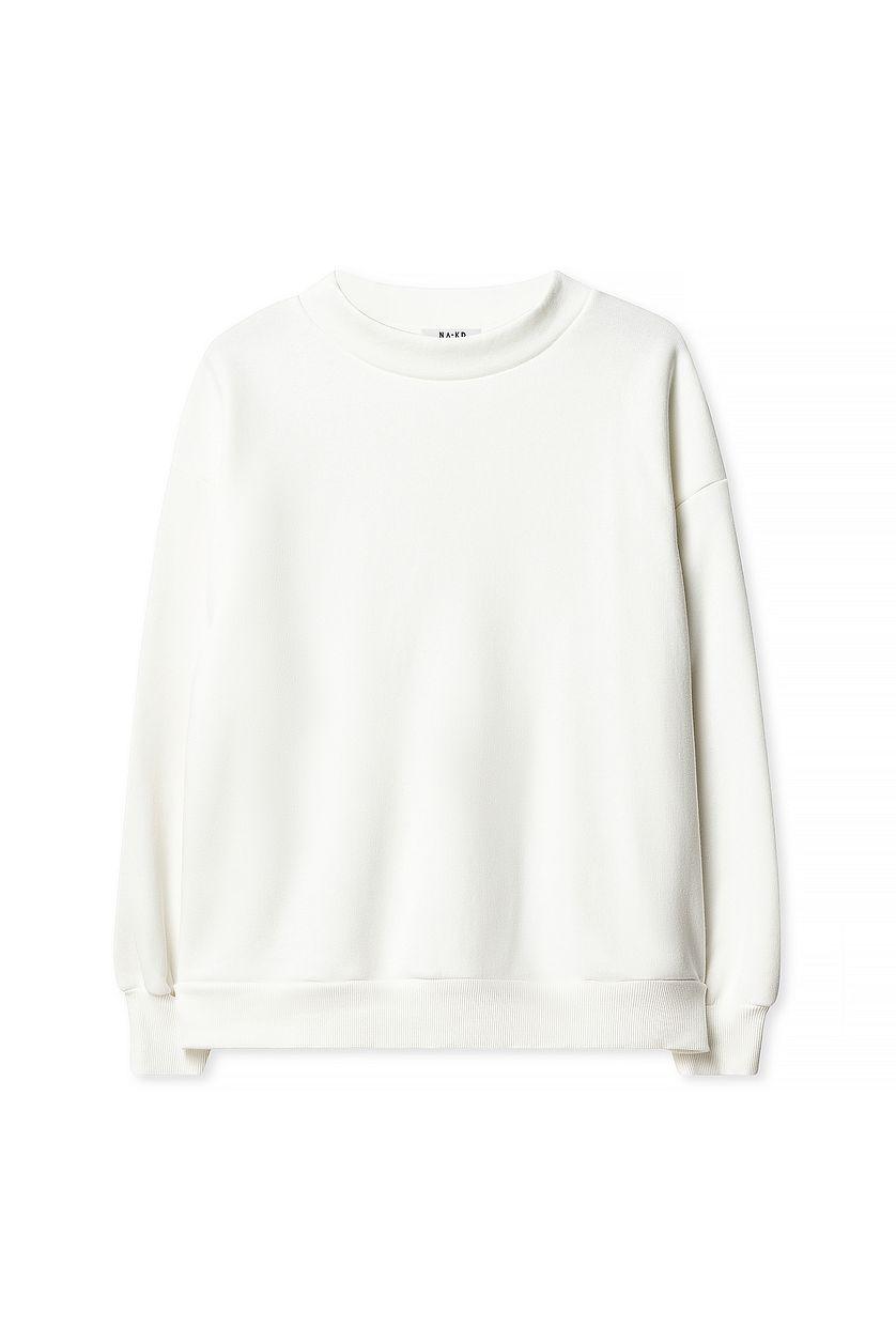 High Neck Detail Sweatshirt Product Image