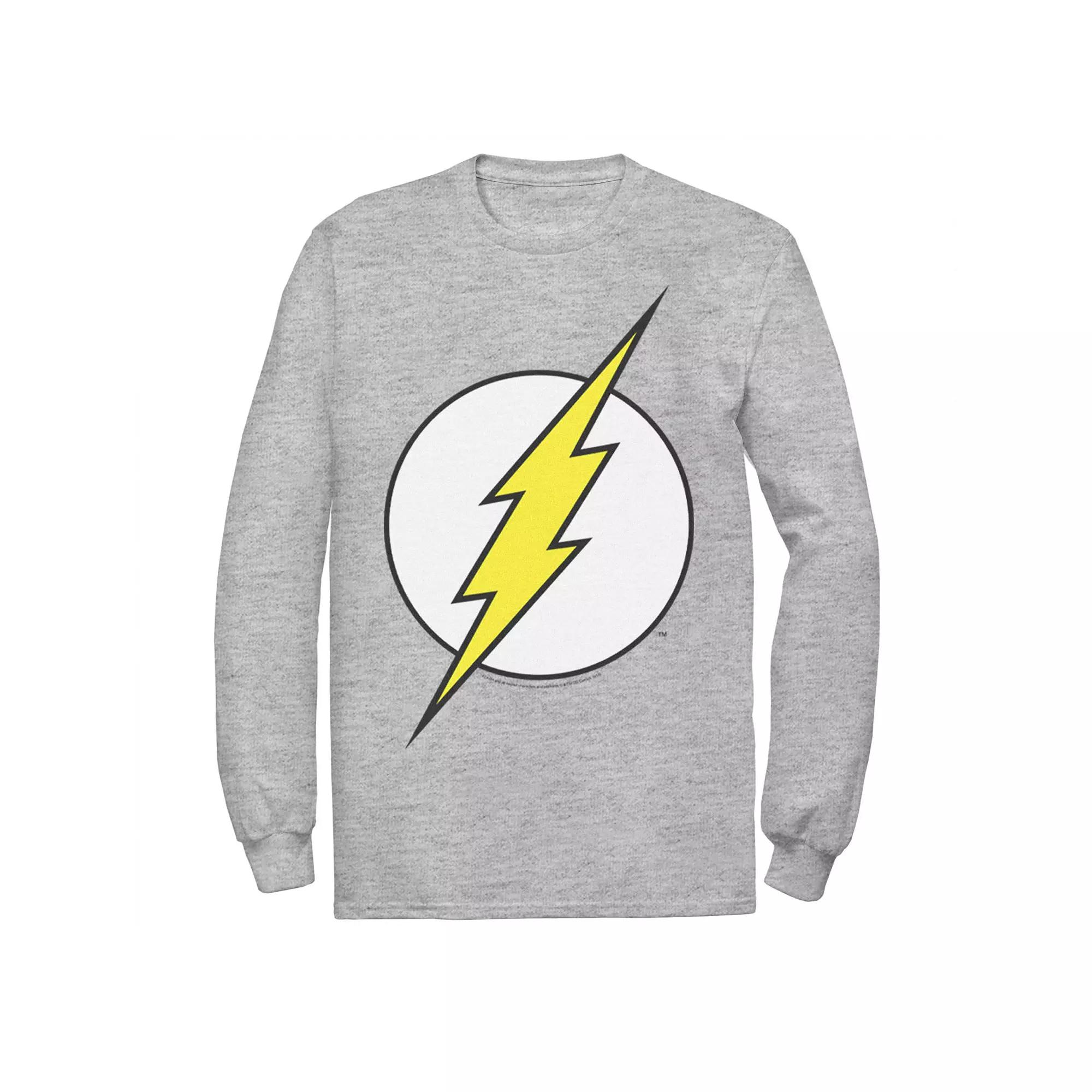Men's DC Comics The Flash Classic Logo Long Sleeve Tee,  Product Image