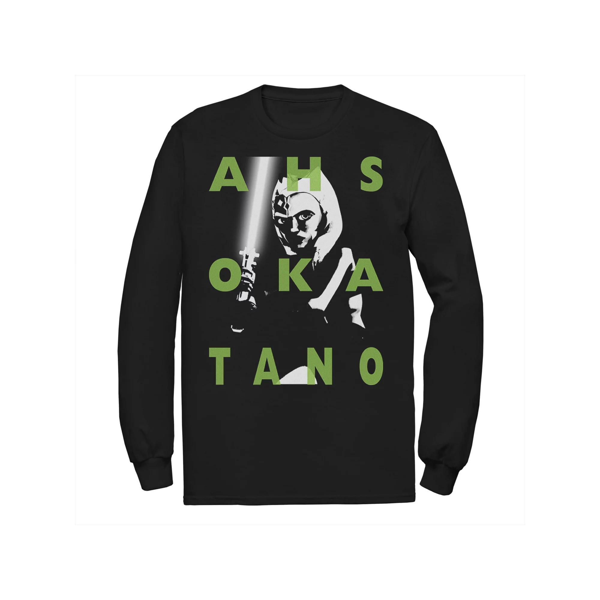 Men's Star Wars: Clone Wars Ahsoka Tano Text Overlay Tee,  Product Image