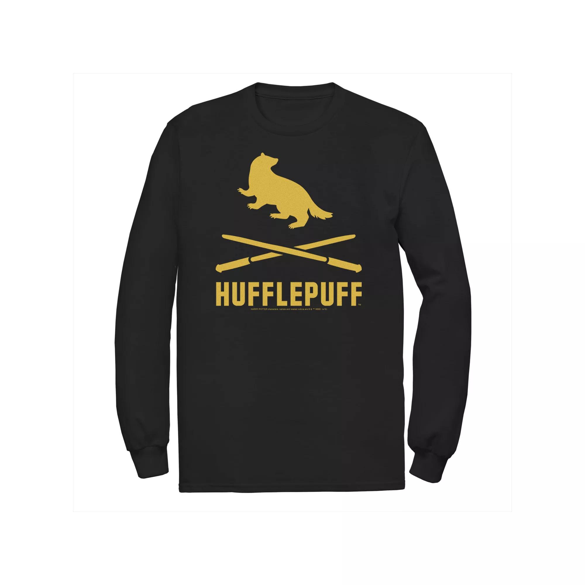 Men's Harry Potter Snape Blue Lightning Character Portrait Long Sleeve Graphic Tee,  Product Image