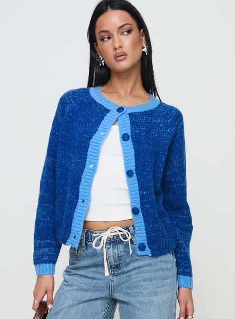 Oak Meadow Cardigan Blue Product Image