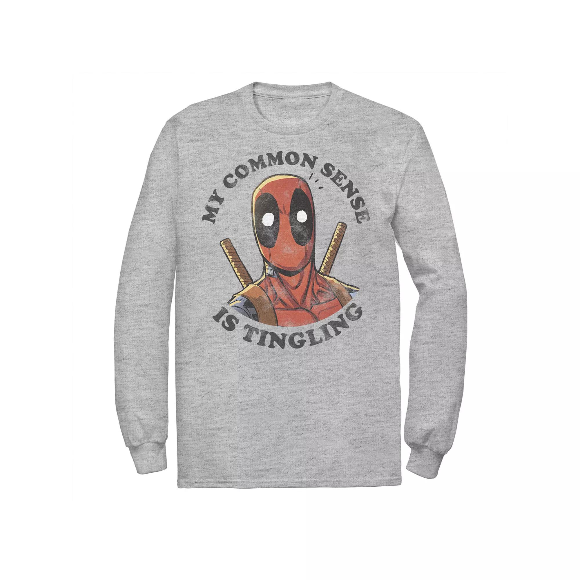 Men's Marvel Deadpool Common Sense is Tingling Tee,  Product Image