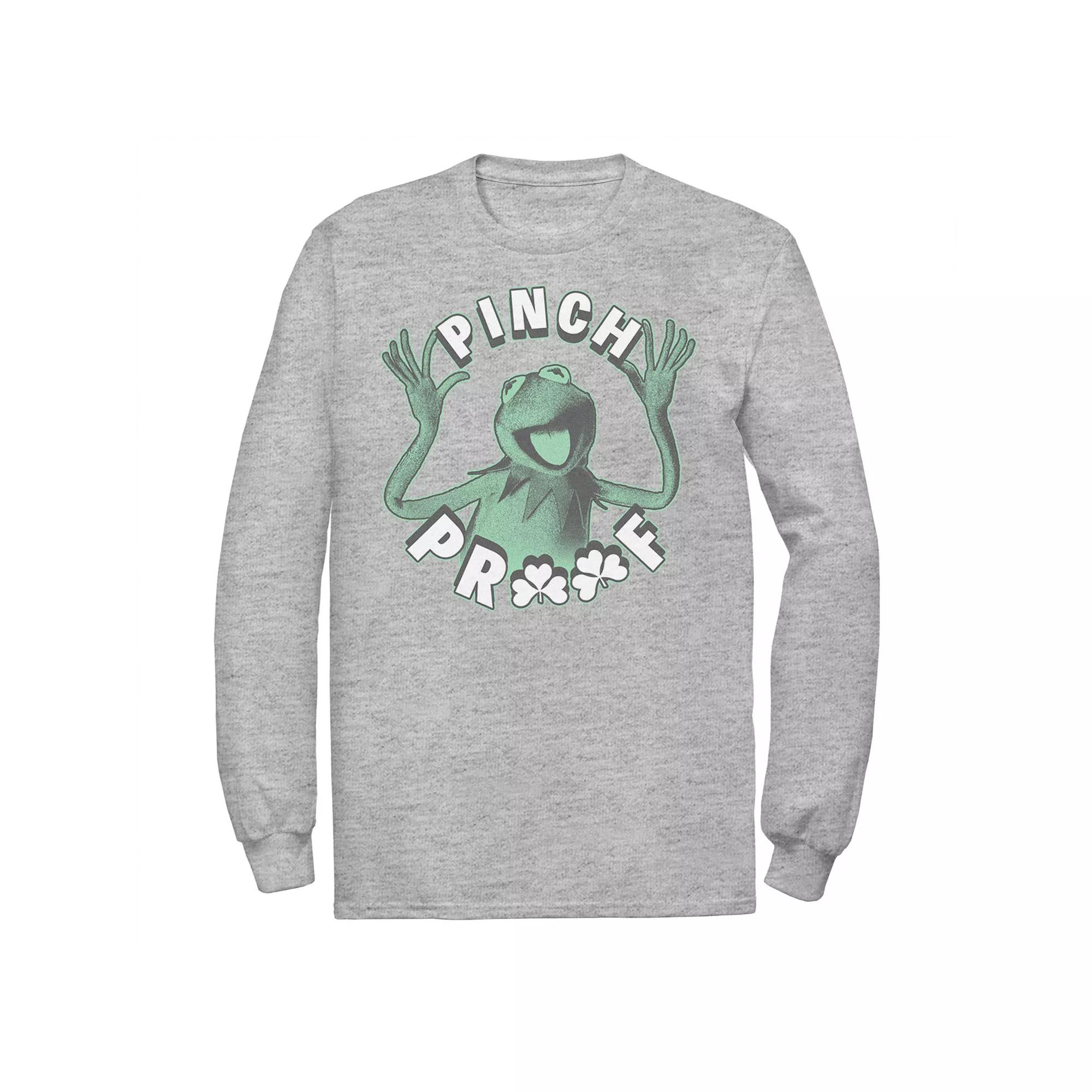 Disney's The Muppets St. Patrick's Day Kermit The Frog Pinch Proof Men's Tee,  Product Image