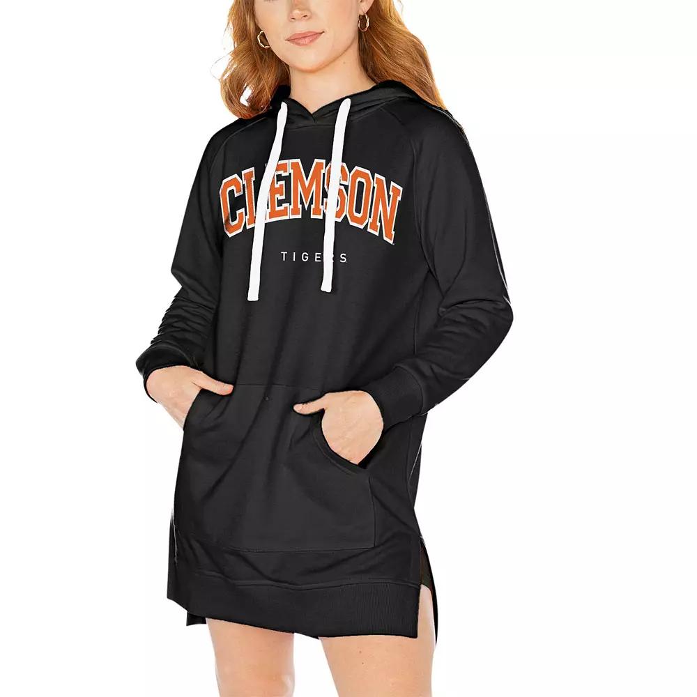 Women's Gameday Couture Navy Auburn Tigers Take a Knee Raglan Hooded Sweatshirt Dress,  Product Image