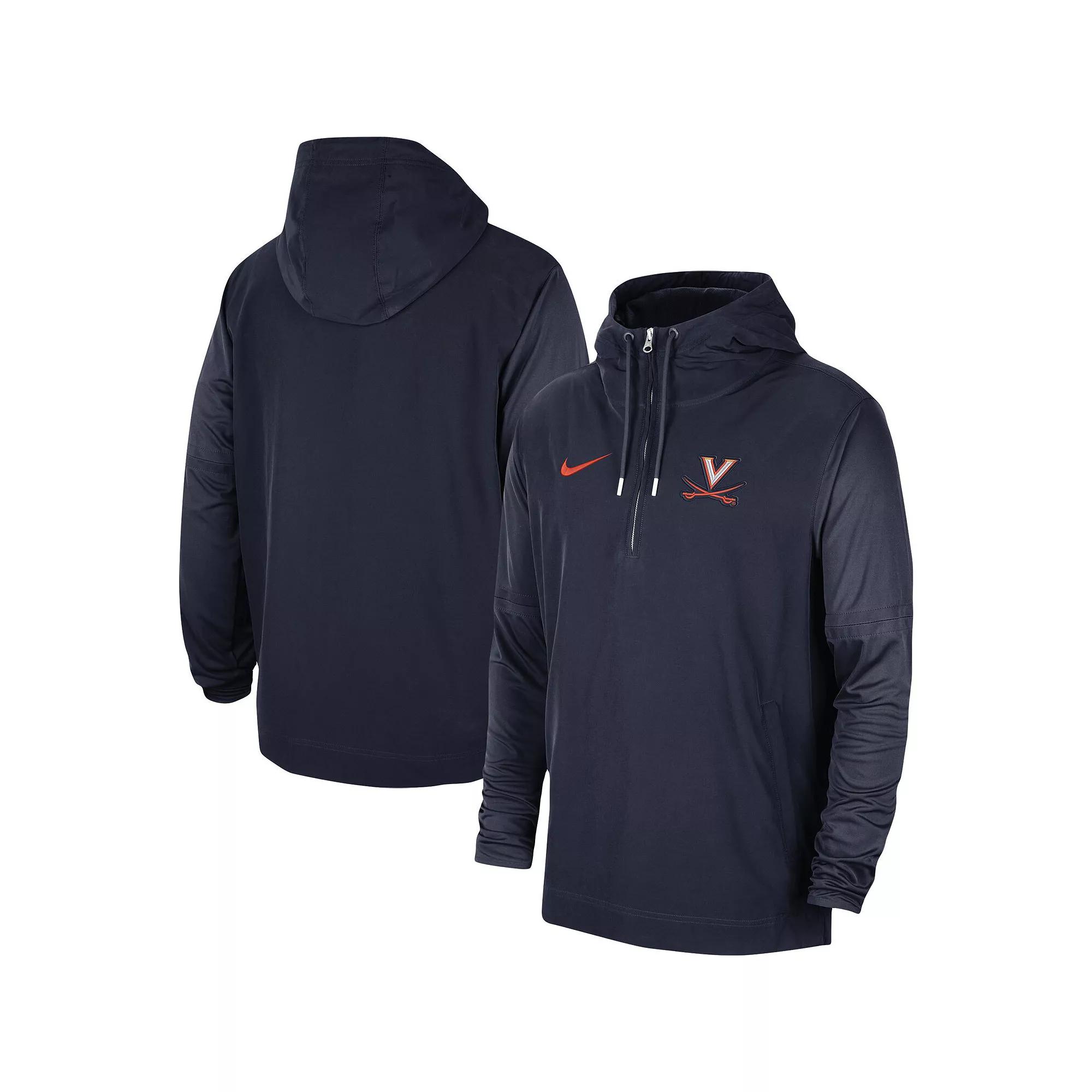 Men's Nike Crimson Oklahoma Sooners 2023 Coach Half-Zip Hooded Jacket,  Product Image