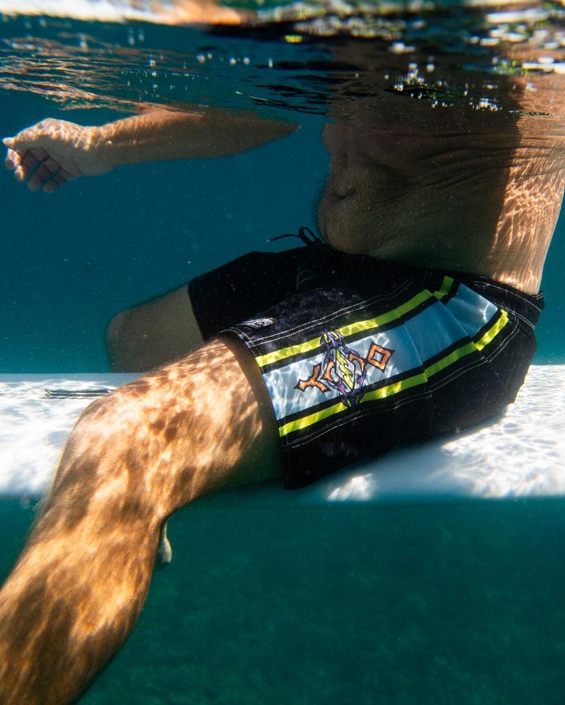 Occy Pro Boardshorts - Washed Black Male Product Image
