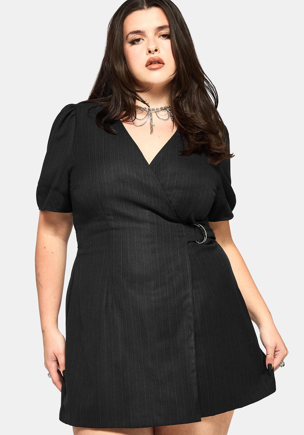 Meliora Wrap Embroidered Mini Dress Product Image