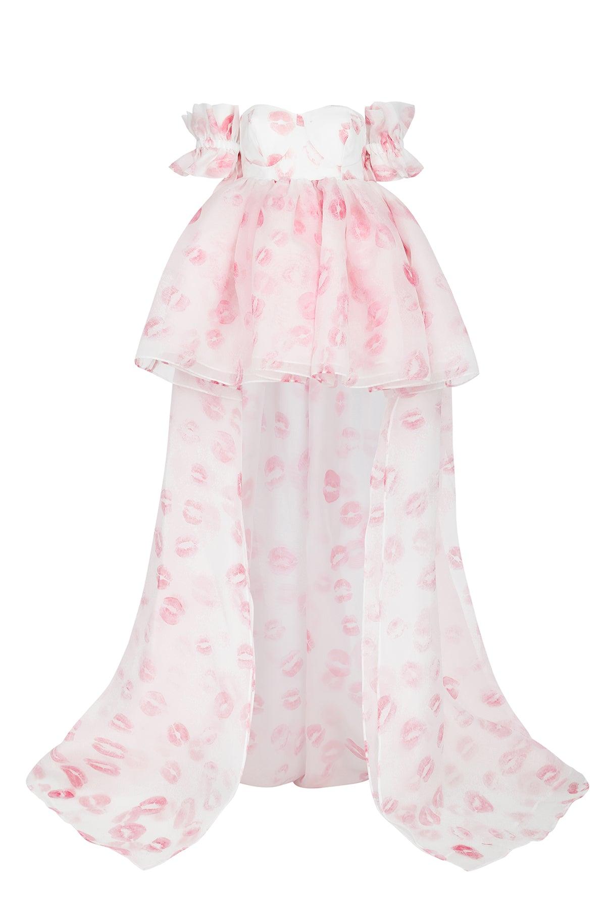 Kiss on the Lips Runway Puff Dress Product Image