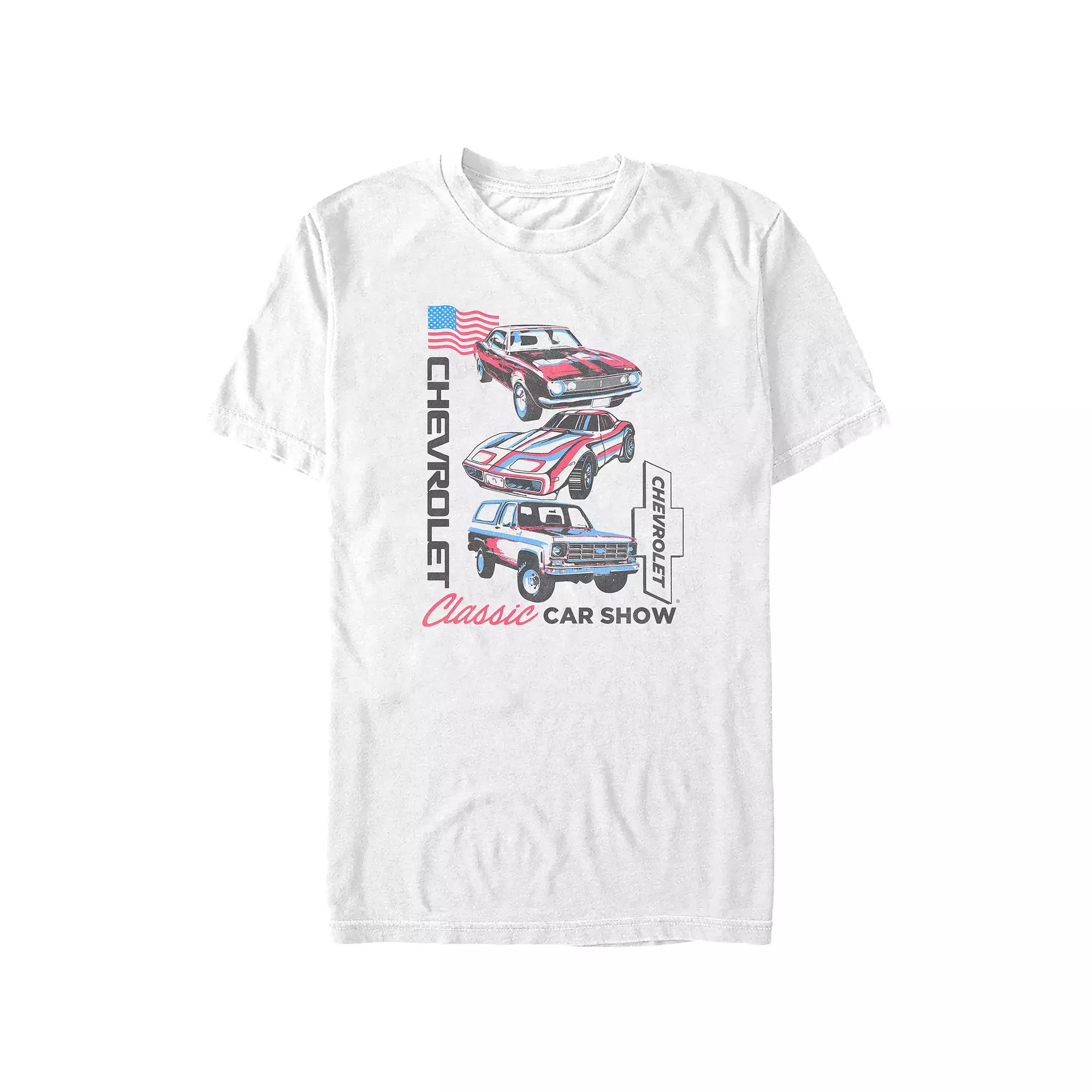 Big & Tall Chevrolet Classic Car Show Graphic Tee, Men's,  Product Image