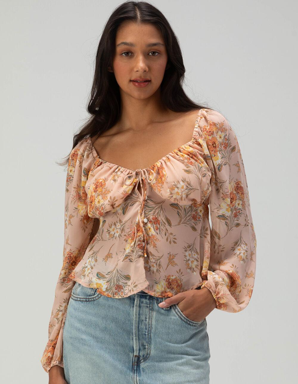 O'NEILL Noa Naya Womens Long Sleeve Top - MULTI Product Image