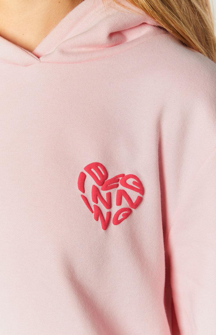 Beginning Pink Lovey Bubble Hoodie Baby Product Image