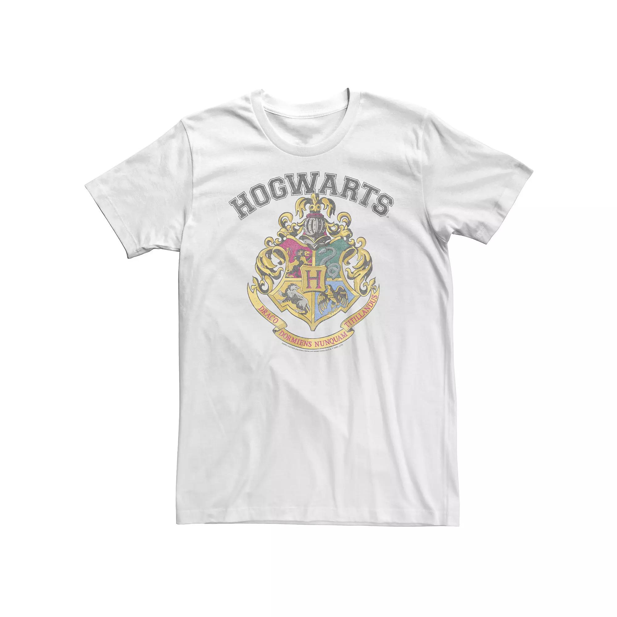 Big & Tall Harry Potter Vintage Logo Tee, Men's, Size: 4XLT, White Product Image