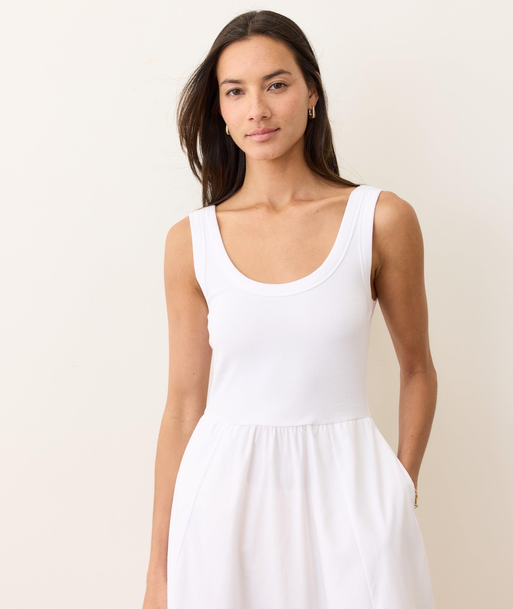 Lexi Rib Poplin Midi Dress Product Image