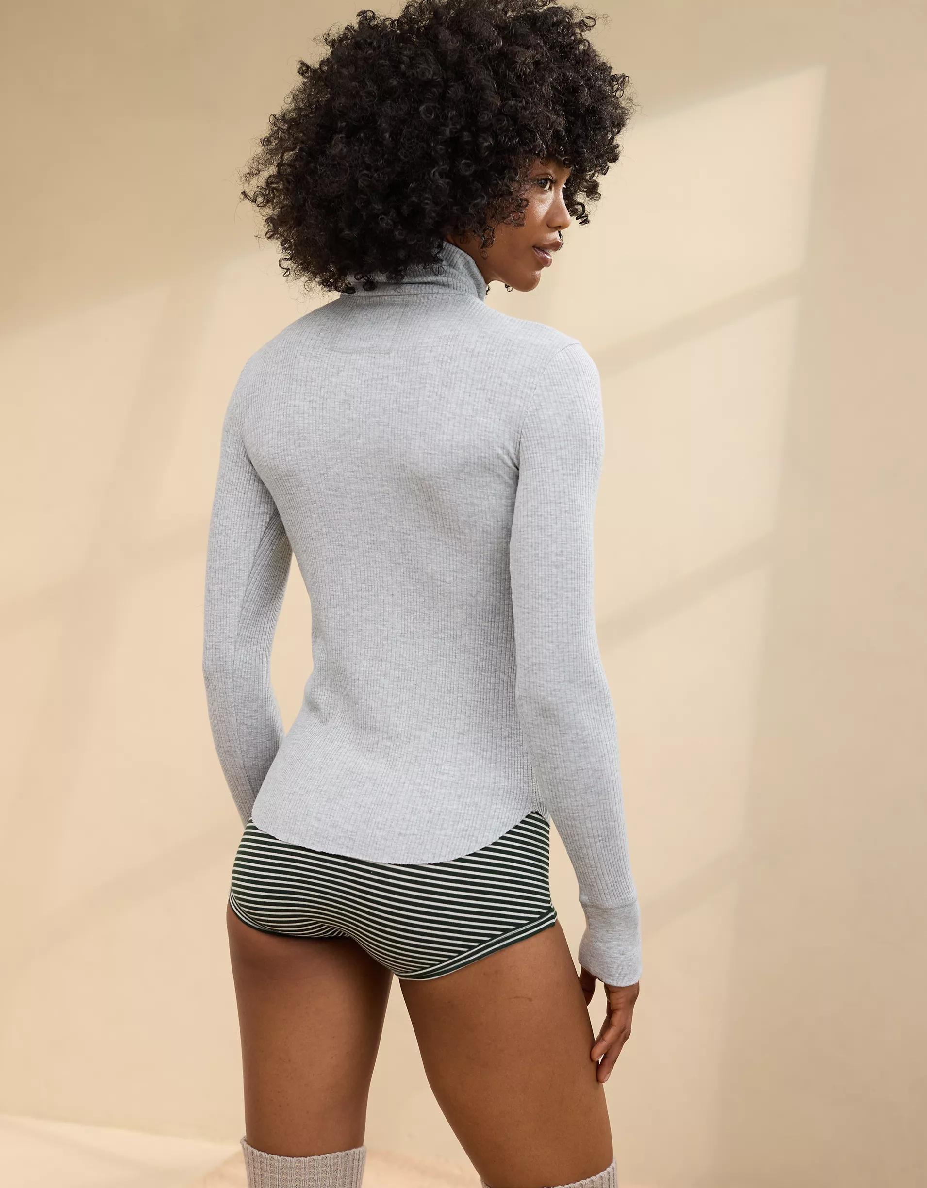 Aerie Essential Turtleneck Layering T-Shirt Product Image