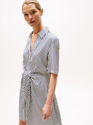 Knotted V-Neck Dress Product Image