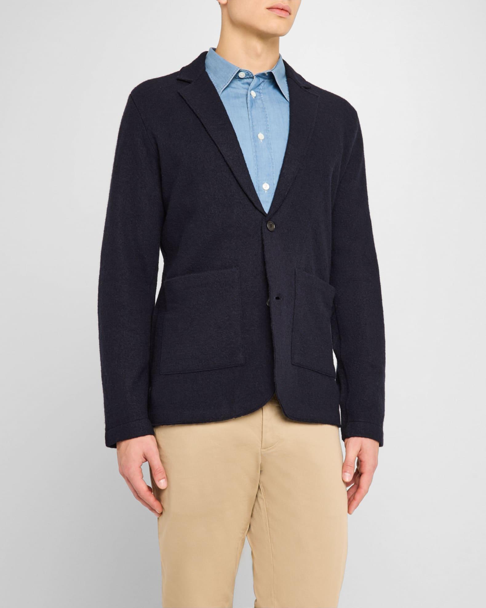 Men's Boiled Wool Blazer Product Image