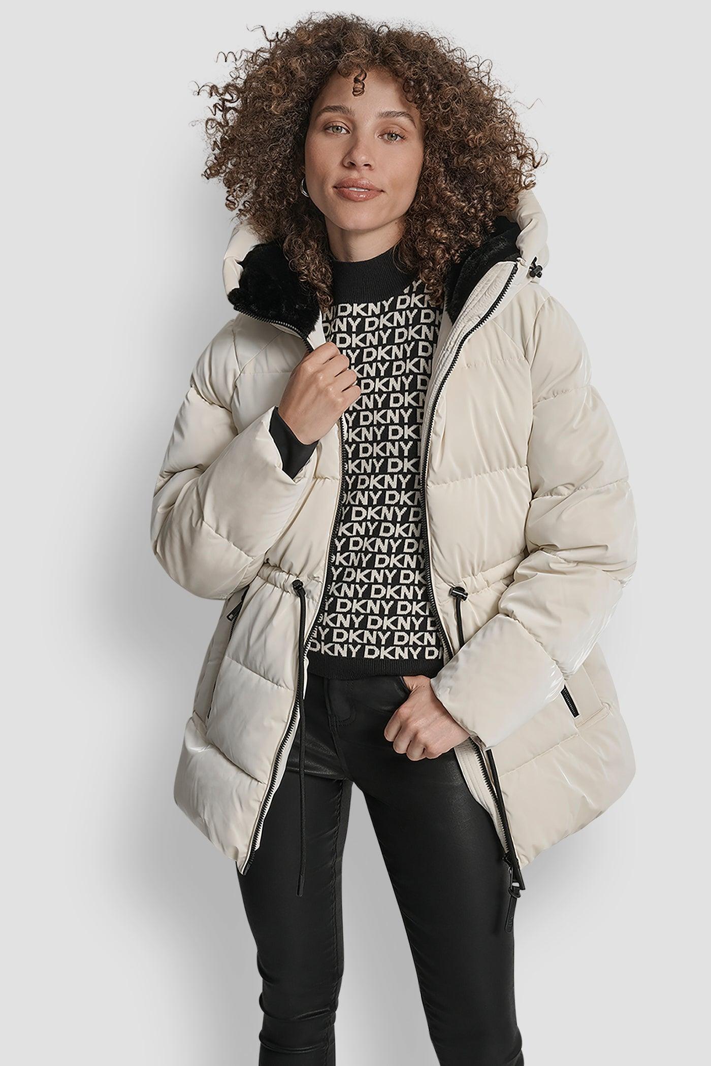 MID LENGTH LUSH PUFFER JACKET Product Image