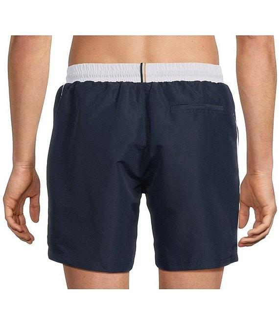 Hugo Boss Starfish 6#double; Inseam Swim Trunks Product Image