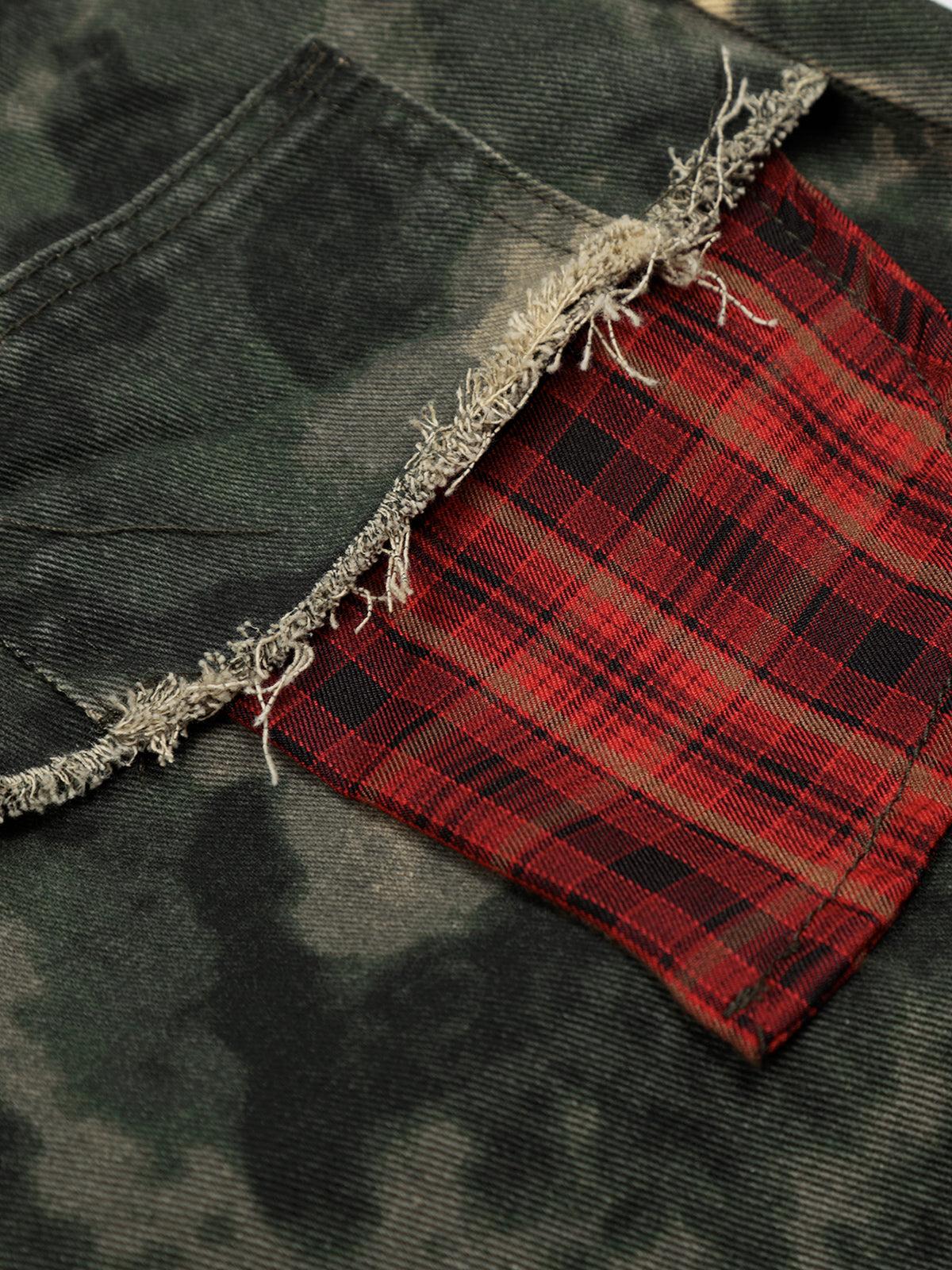 Aelfric Eden Double Waist Camouflage Longline Jorts Product Image